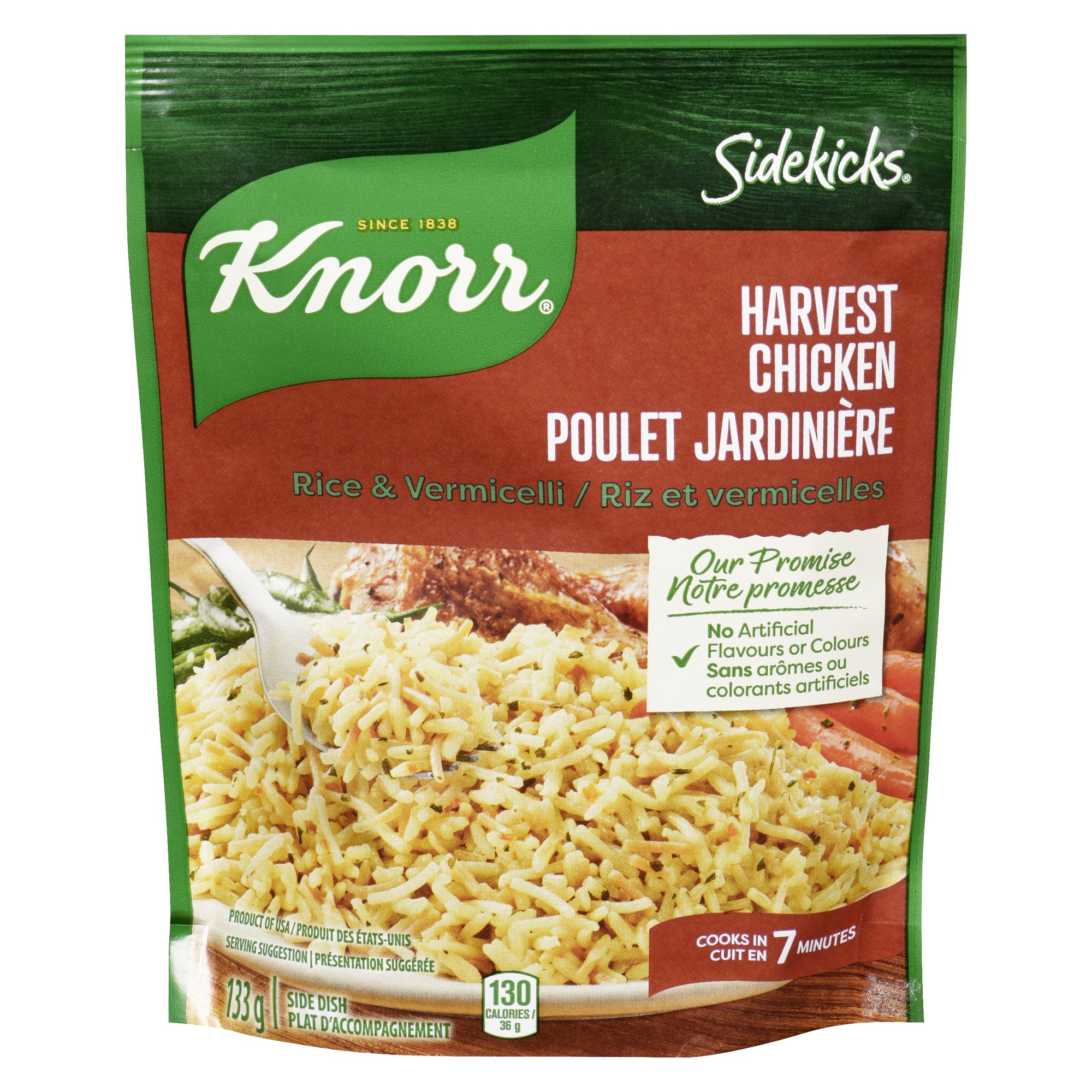 Knorr Sidekicks Rice & Vermicelli Harvest Chicken Side Dish, 133g
