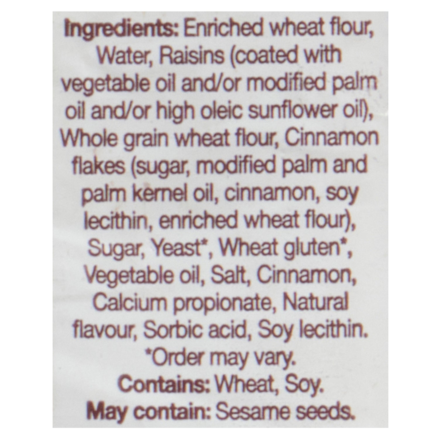 Country Harvest Cinnamon Raisin Loaf 600 g Giant Tiger