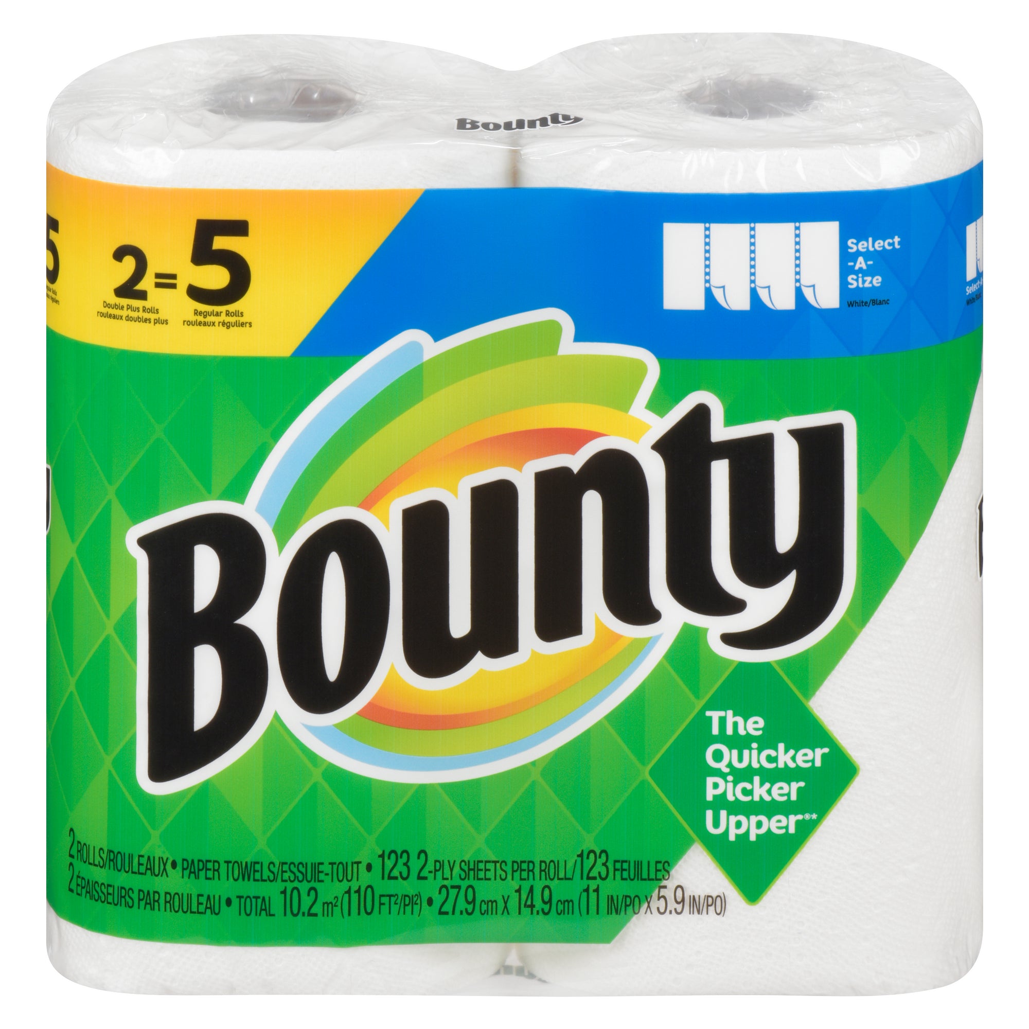 Bounty SelectASize Super Absorbent Paper Towels, 2Pack Giant Tiger