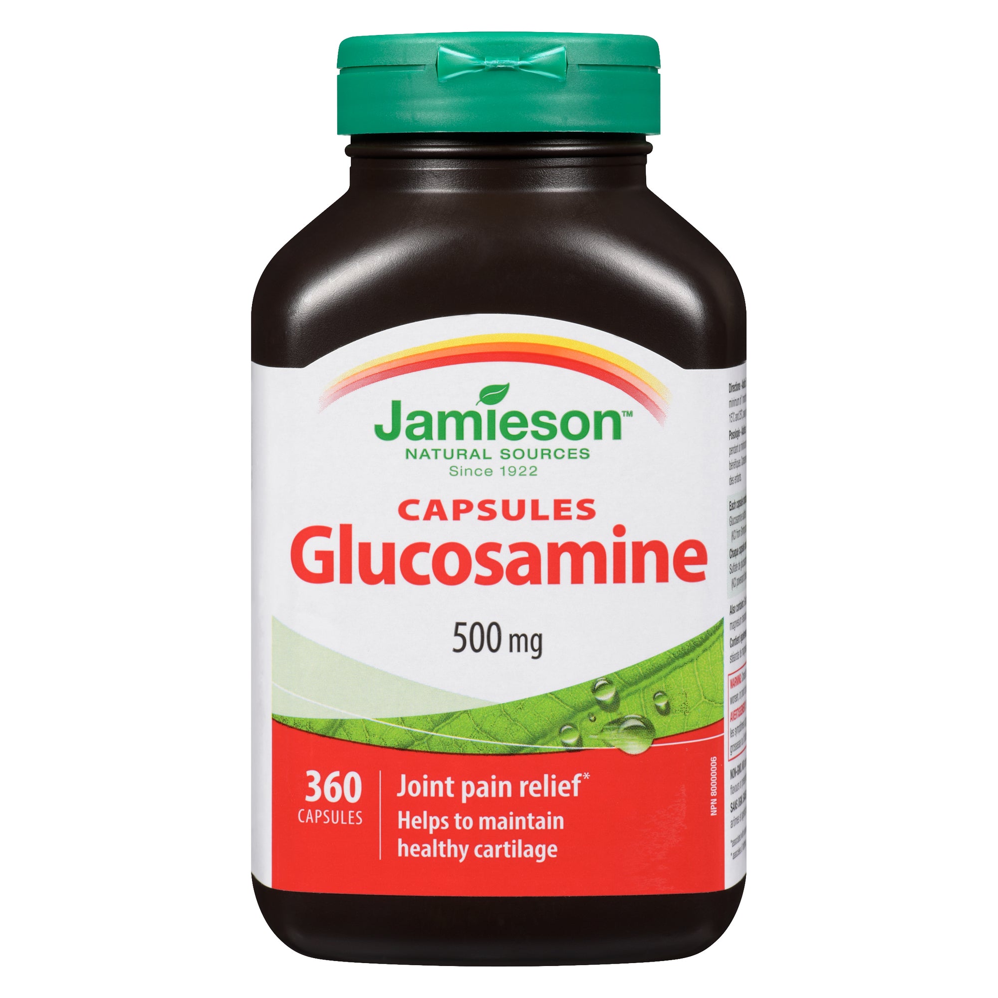 Jamieson Glucosamine 500mg Capsules, 360Pack Giant Tiger