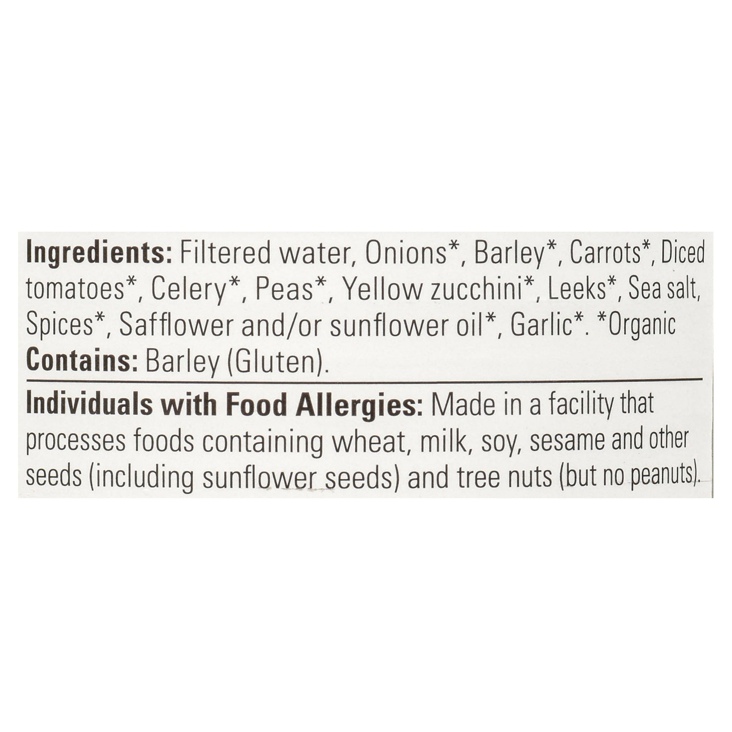 Amy's Organic Vegetable and Barley Soup, 398ml Giant Tiger