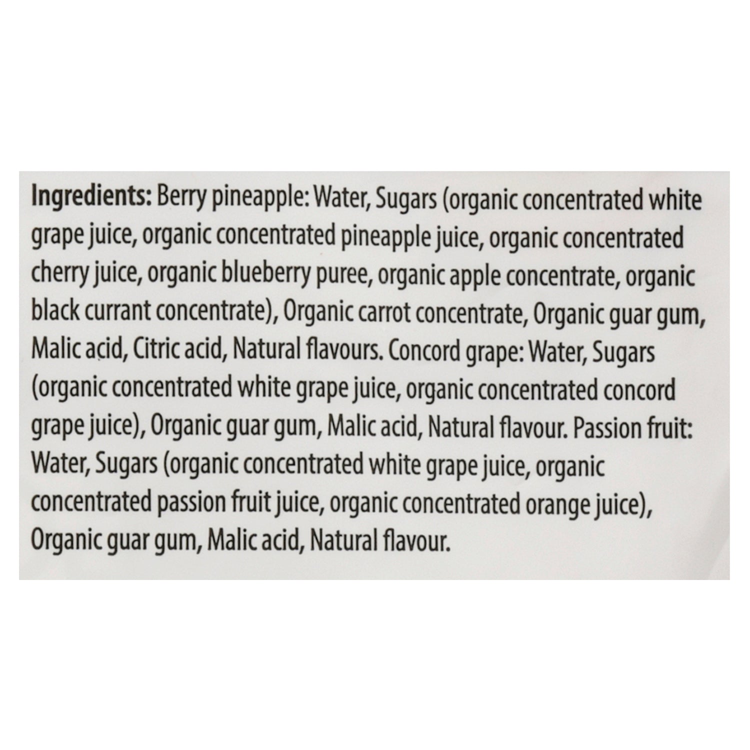 Welch's Juice Ice Bars Organic 12Pack, 40 ml Giant Tiger