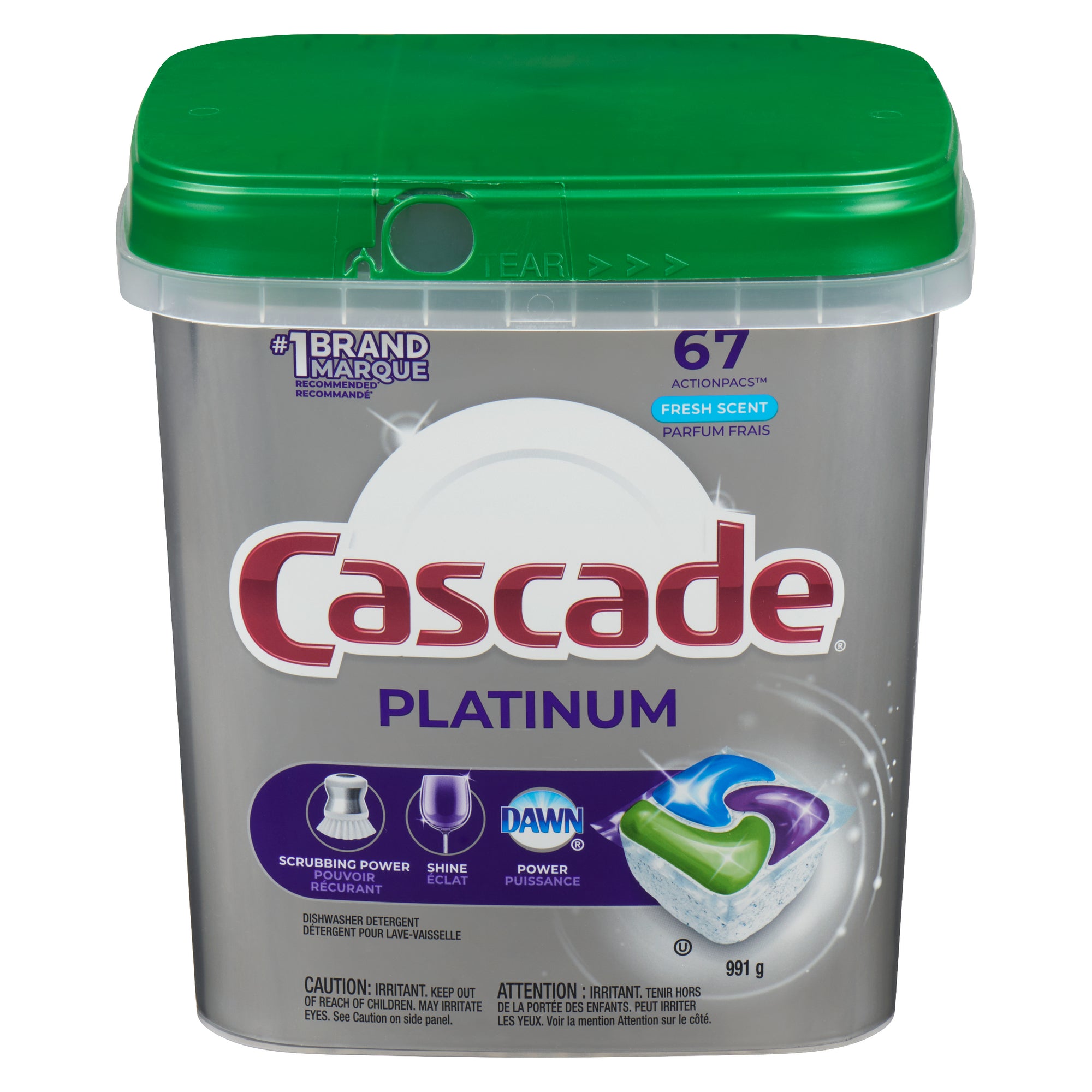 Cascade Platinum Pods, 67Pack Giant Tiger