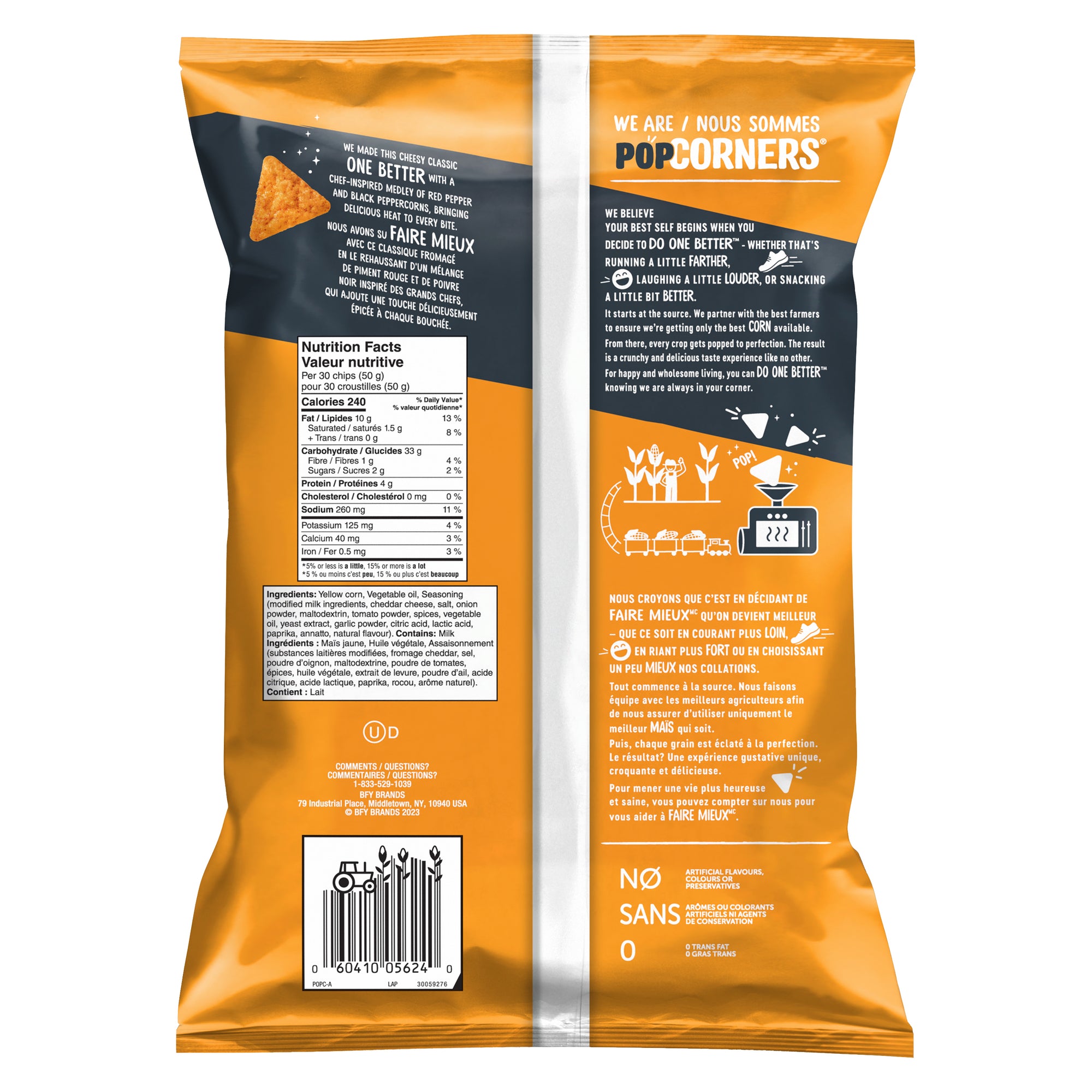 PopCorners Spicy Cheddar PoppedCorn Snack, 142g Giant Tiger