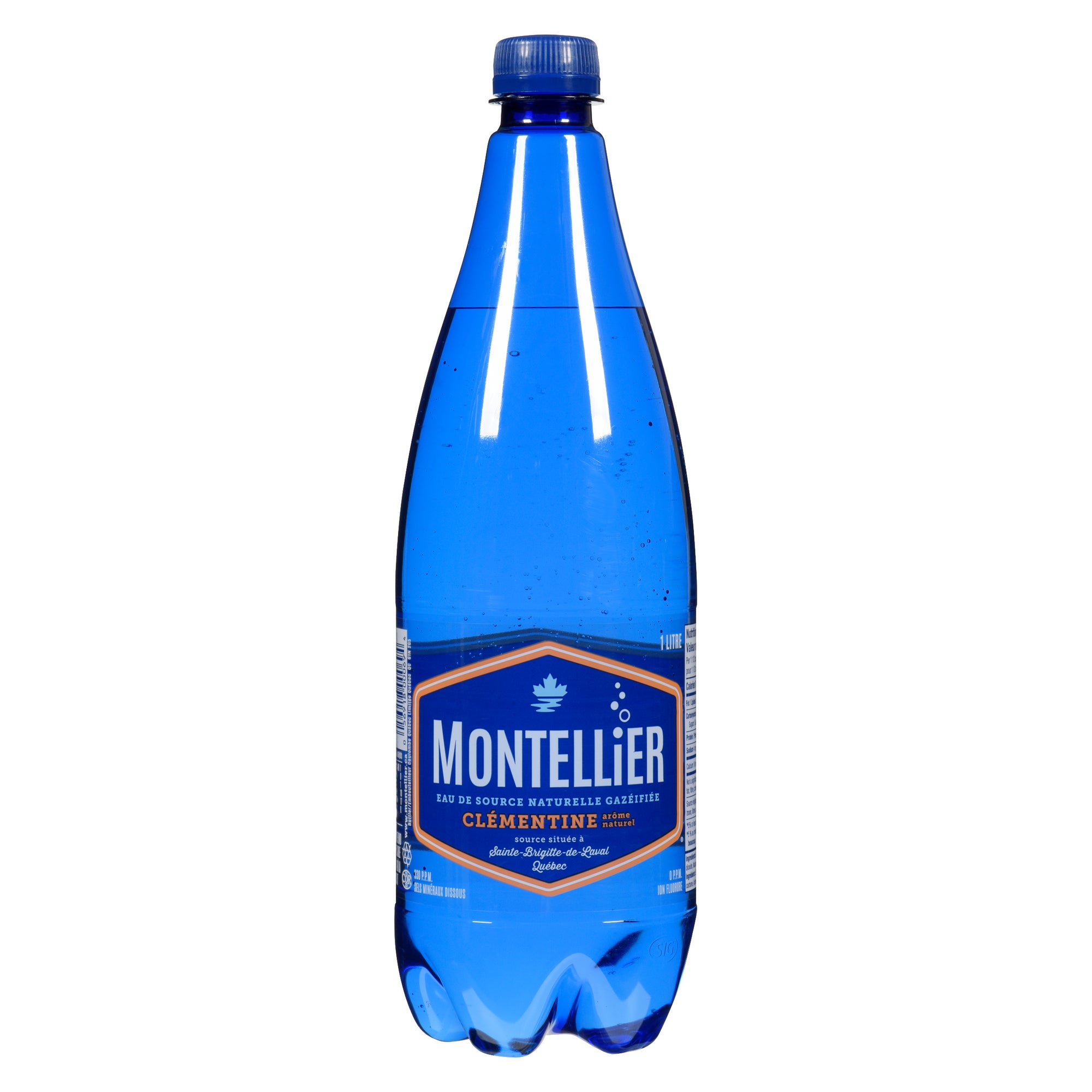 Montellier Carbonated Natural Spring Water Clementine, 1L Giant Tiger