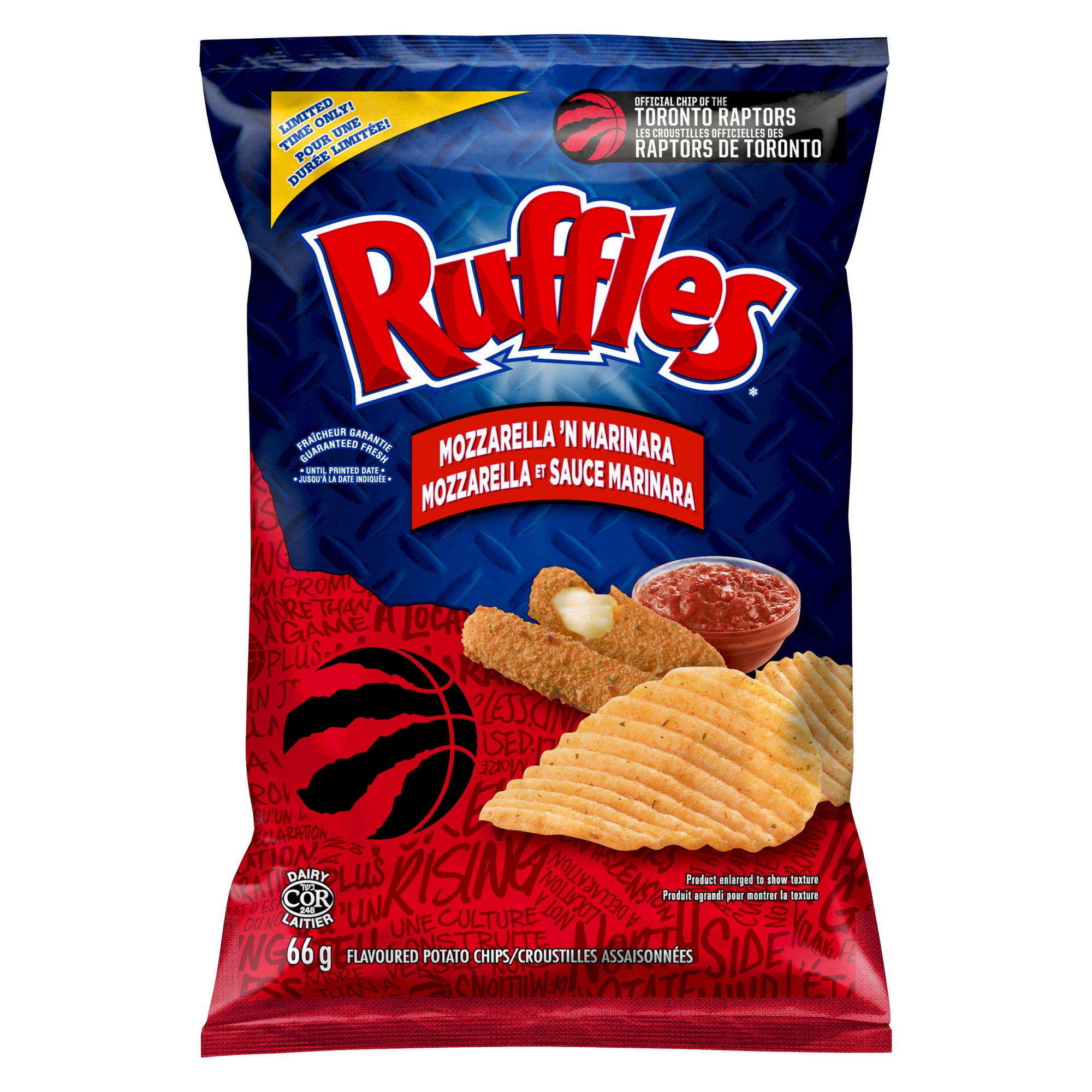 Ruffles Mozzarella 'N Marinara Flavoured Potato Chips, 66g Giant Tiger