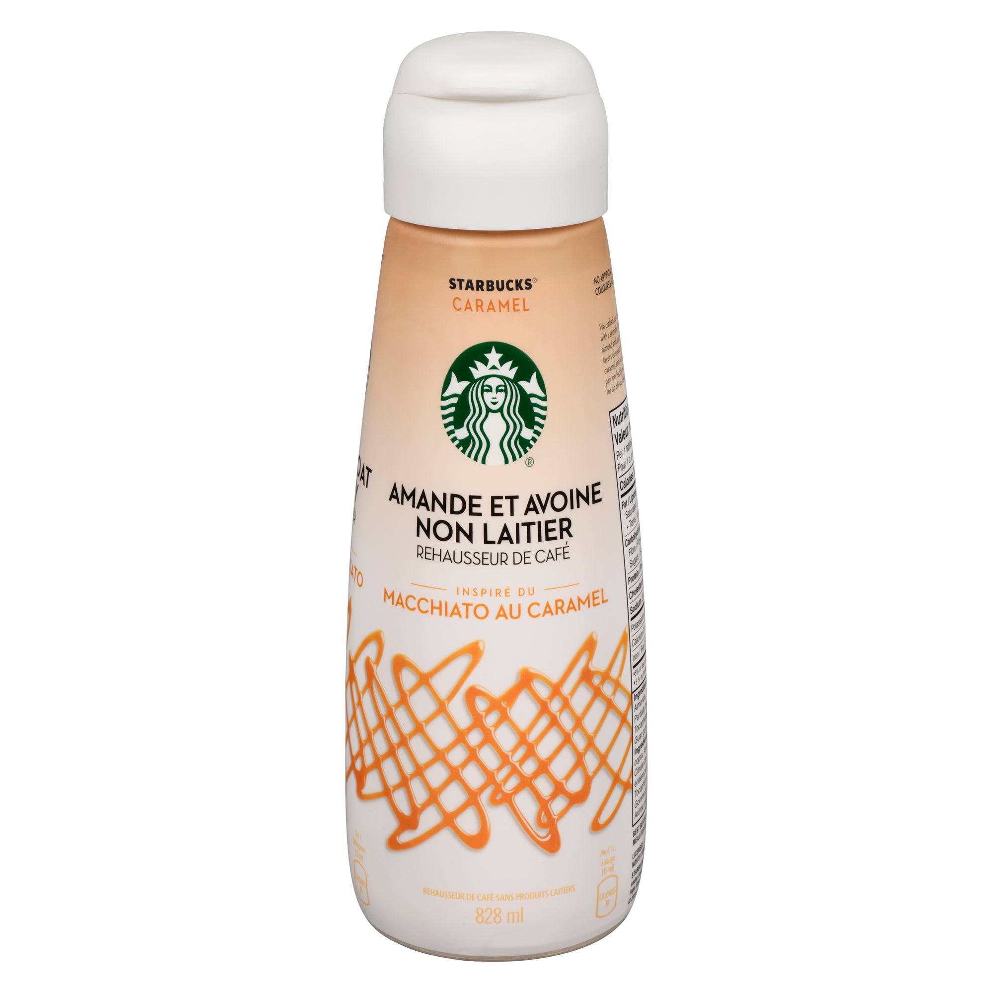 Starbucks Almond and Oat Non Dairy Caramel Macchiato Liquid Coffee Enh