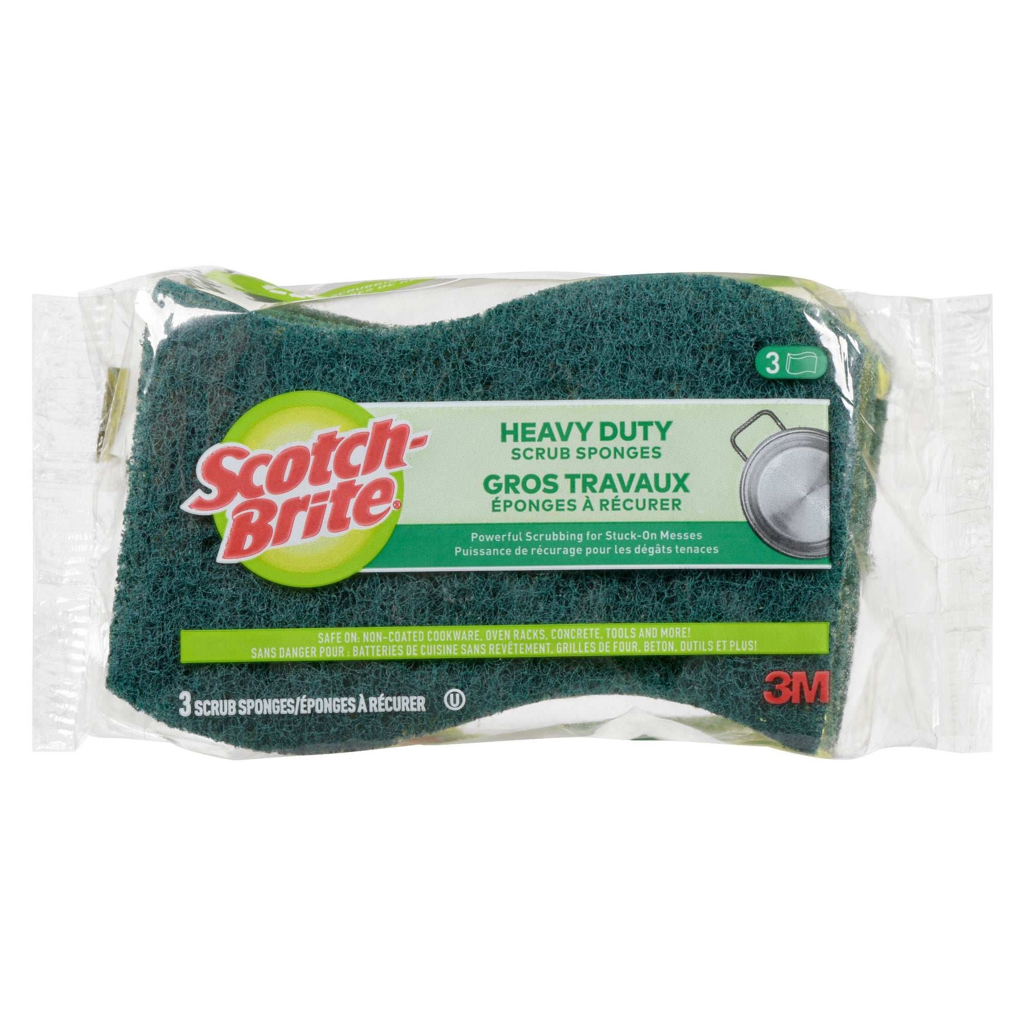 ScotchBrite Scrub Sponges Heavy Duty, 3Pack Giant Tiger