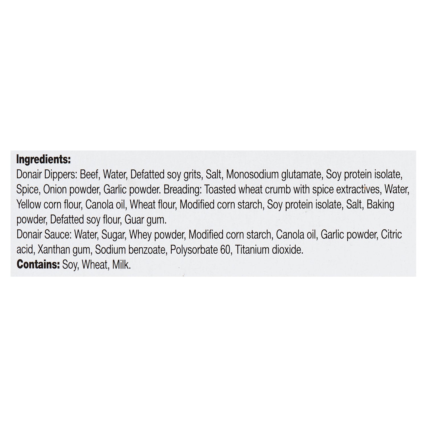 Chris Brothers Uncooked Breaded Seasoned Beef Appetizers Donair Dipper