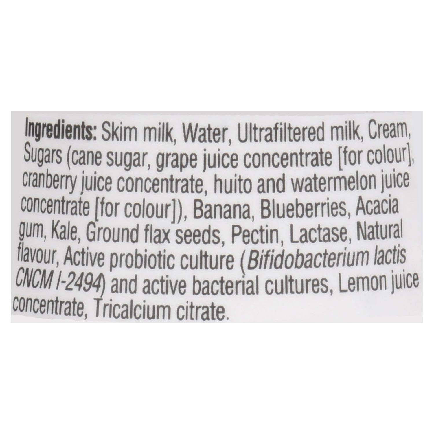Activia Drinkable Yogurt Probiotic Smoothie Blueberry Banana 1.5 M.F