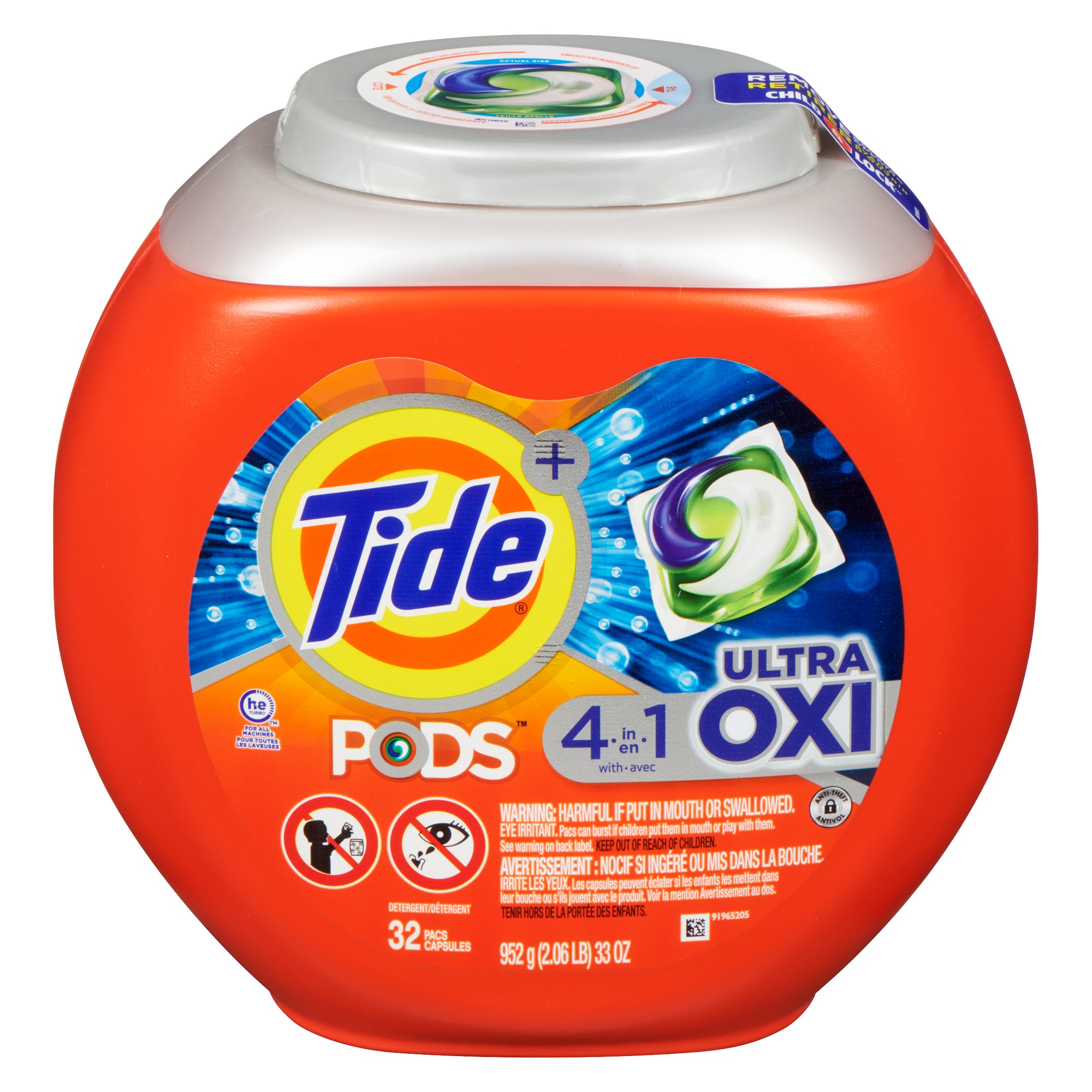 Tide PODS Ultra OXI Laundry Detergent, 857 g Giant Tiger