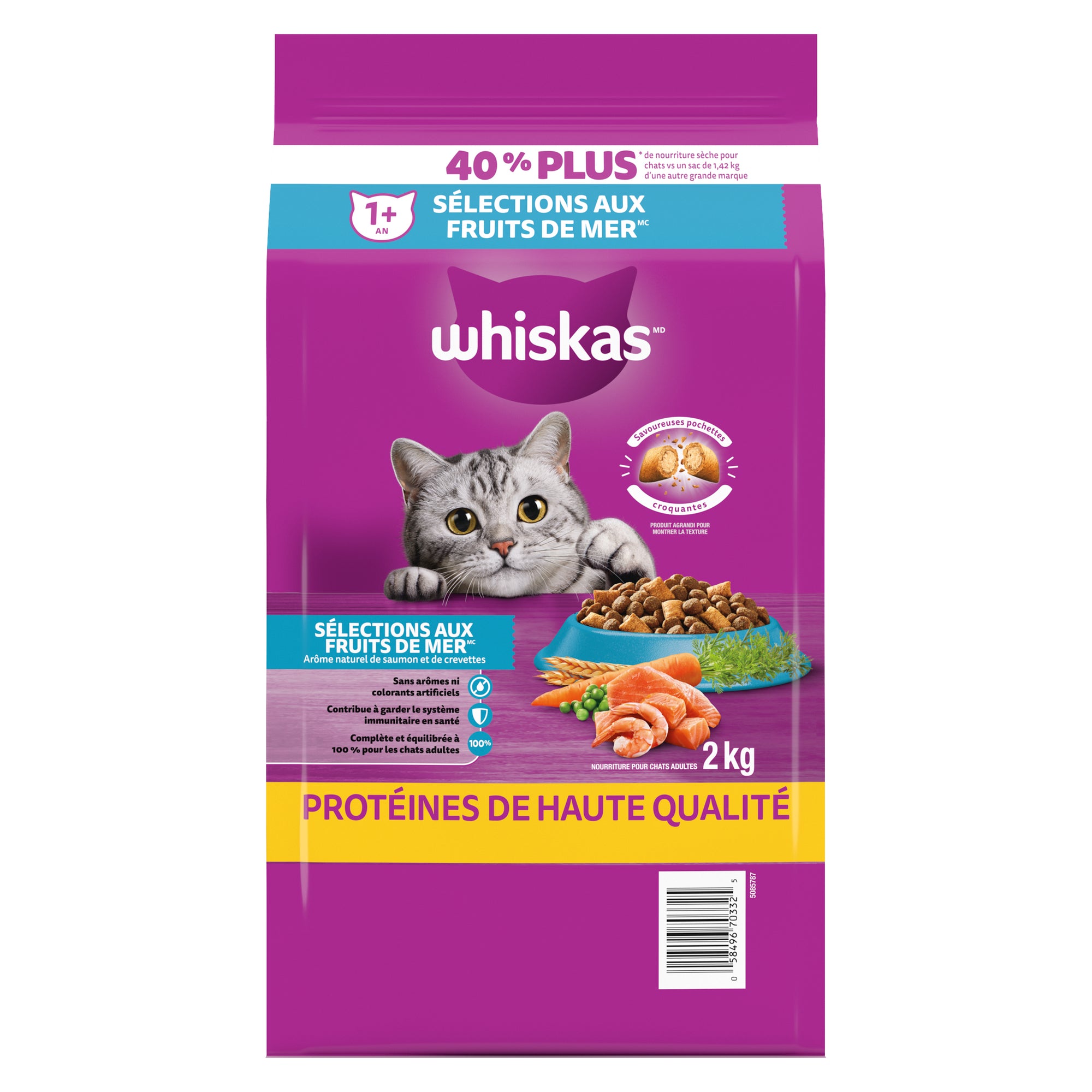 Whiskas Seafood Selections, 2 kg Giant Tiger