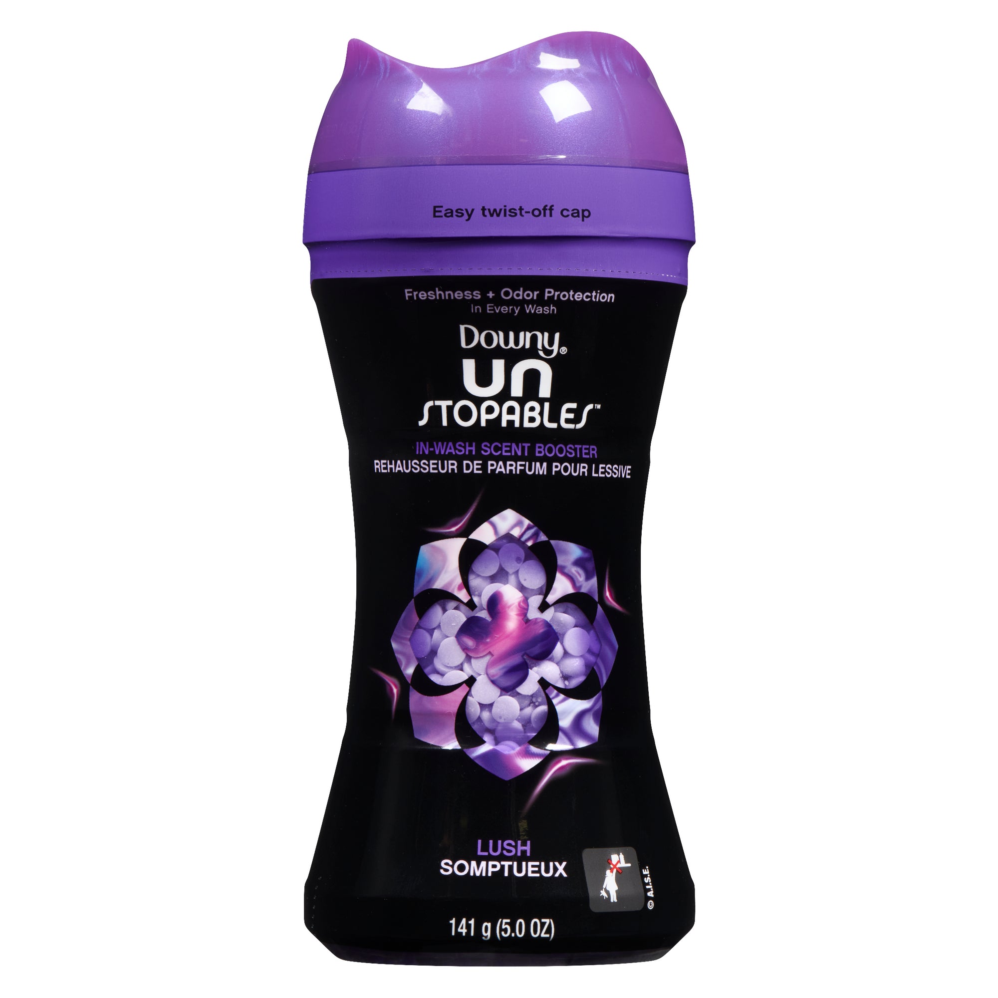 Downy Unstopables In-Wash Lush Laundry Scent Booster Beads – 39.9 Oz (2.4 LB), 100+ Loads