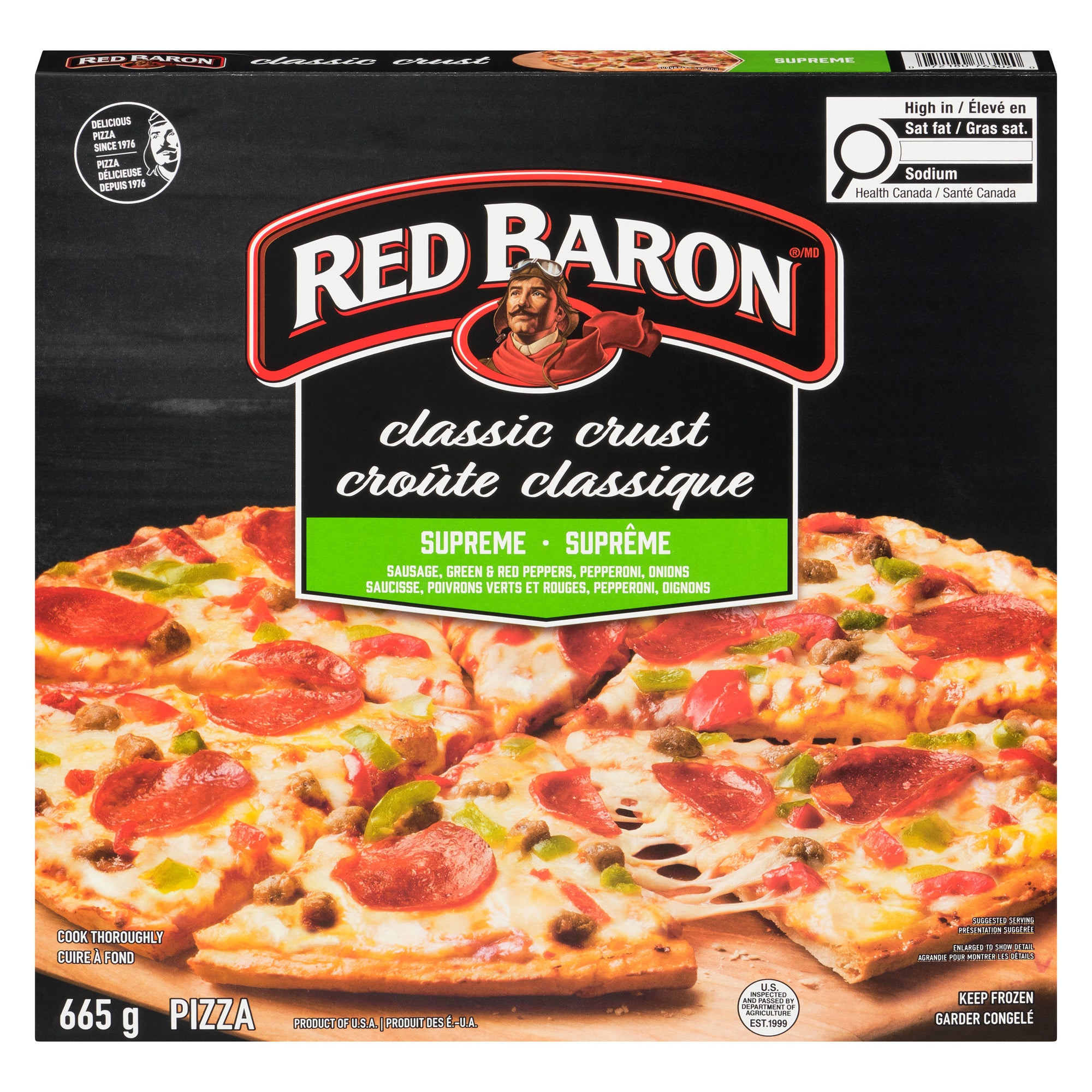 Red Baron Pizza Classic Crust Supreme, 665 g – Giant Tiger
