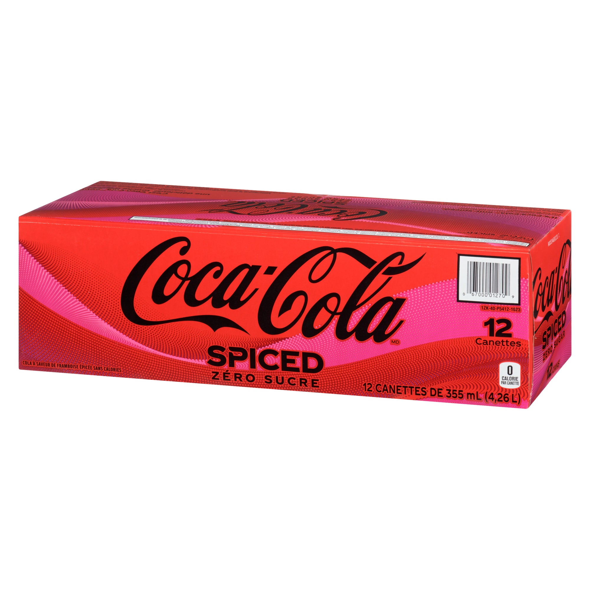 CocaCola Spiced Zero Sugar Raspberry Spiced Flavoured CalorieFree Co