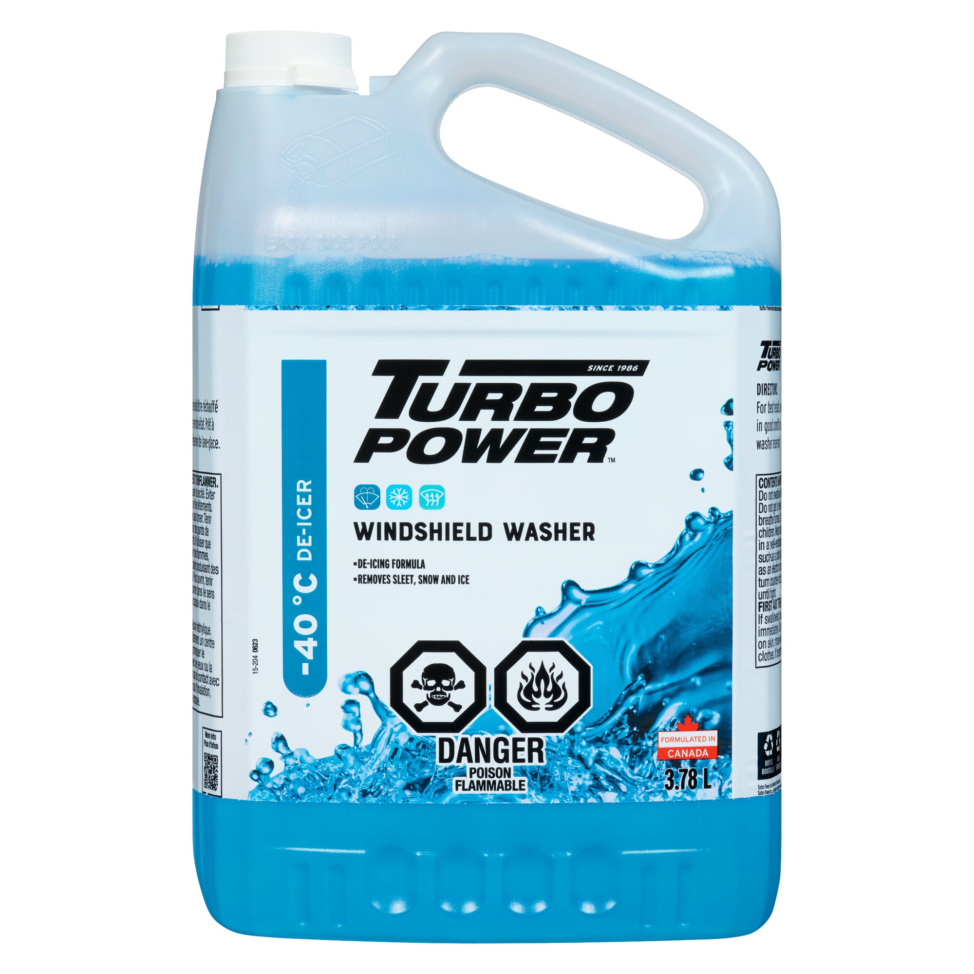 231【新品】MR.OLIVEWATERPROOFWASHABLELEATHER Turbo Power All Season Windshield Washer, 3.78 L – Giant Tiger