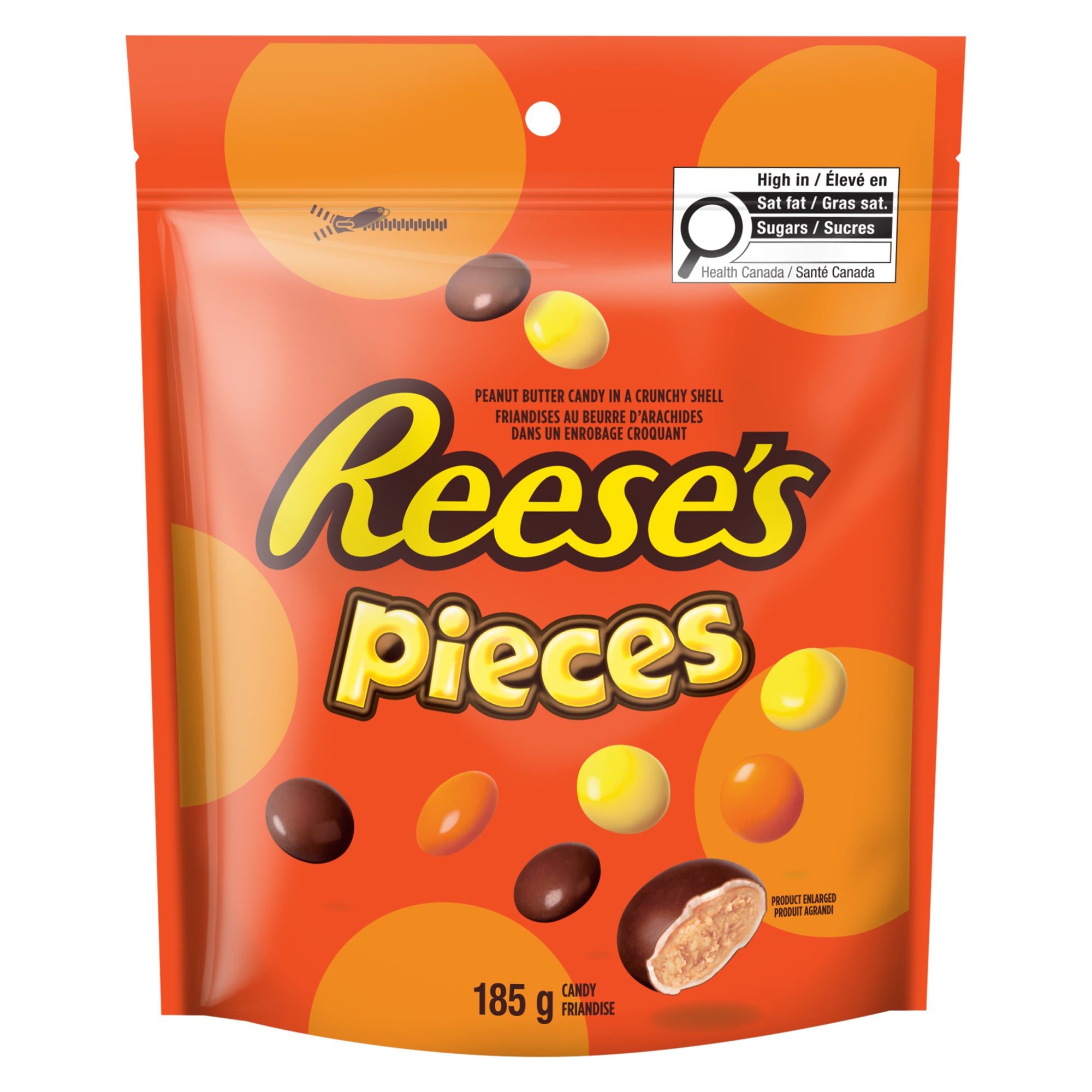 Reese's Pieces Peanut Butter Candy in a Crunchy Shell, 185 g