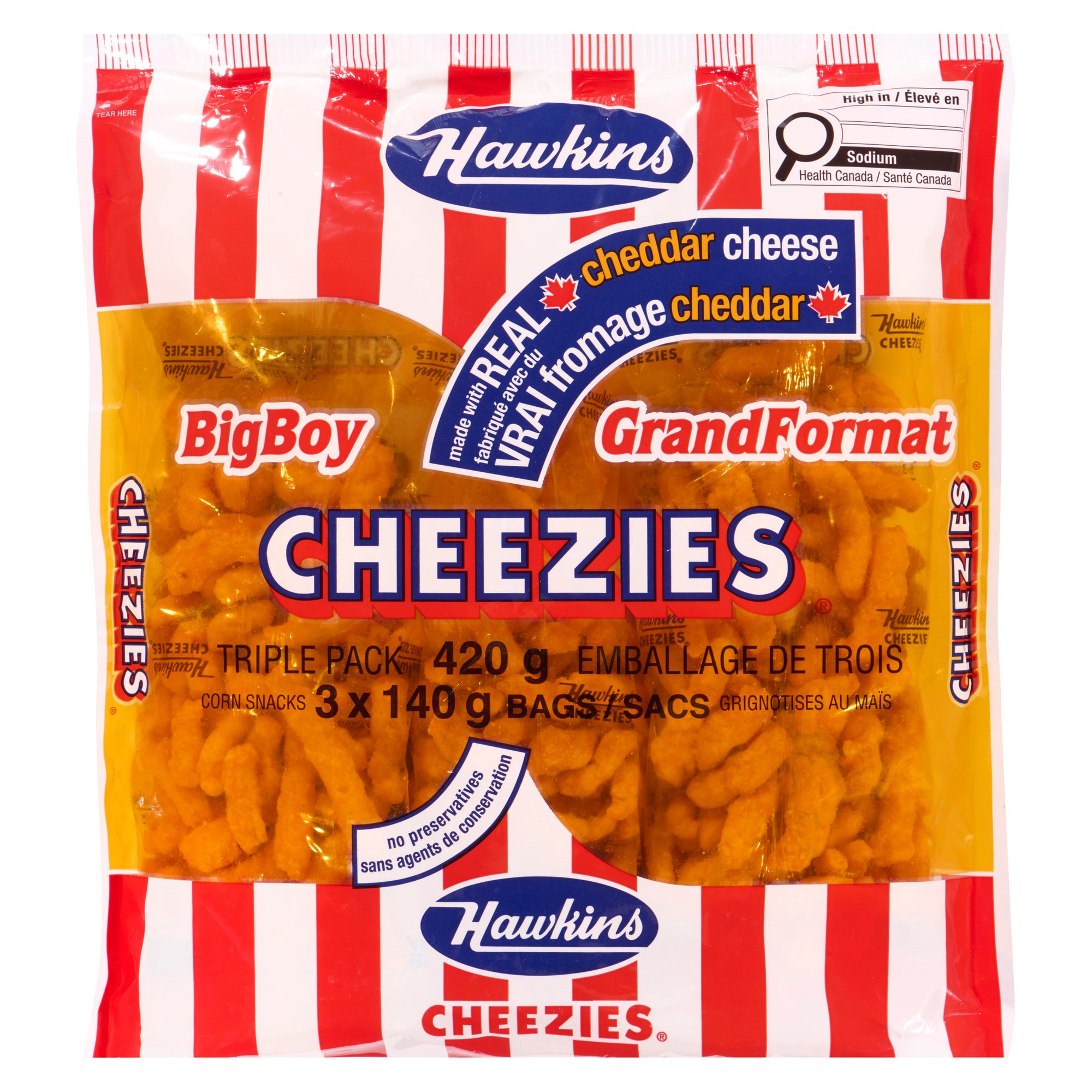 Hawkins Big Boy Cheezies 3pk. - 420g – Giant Tiger