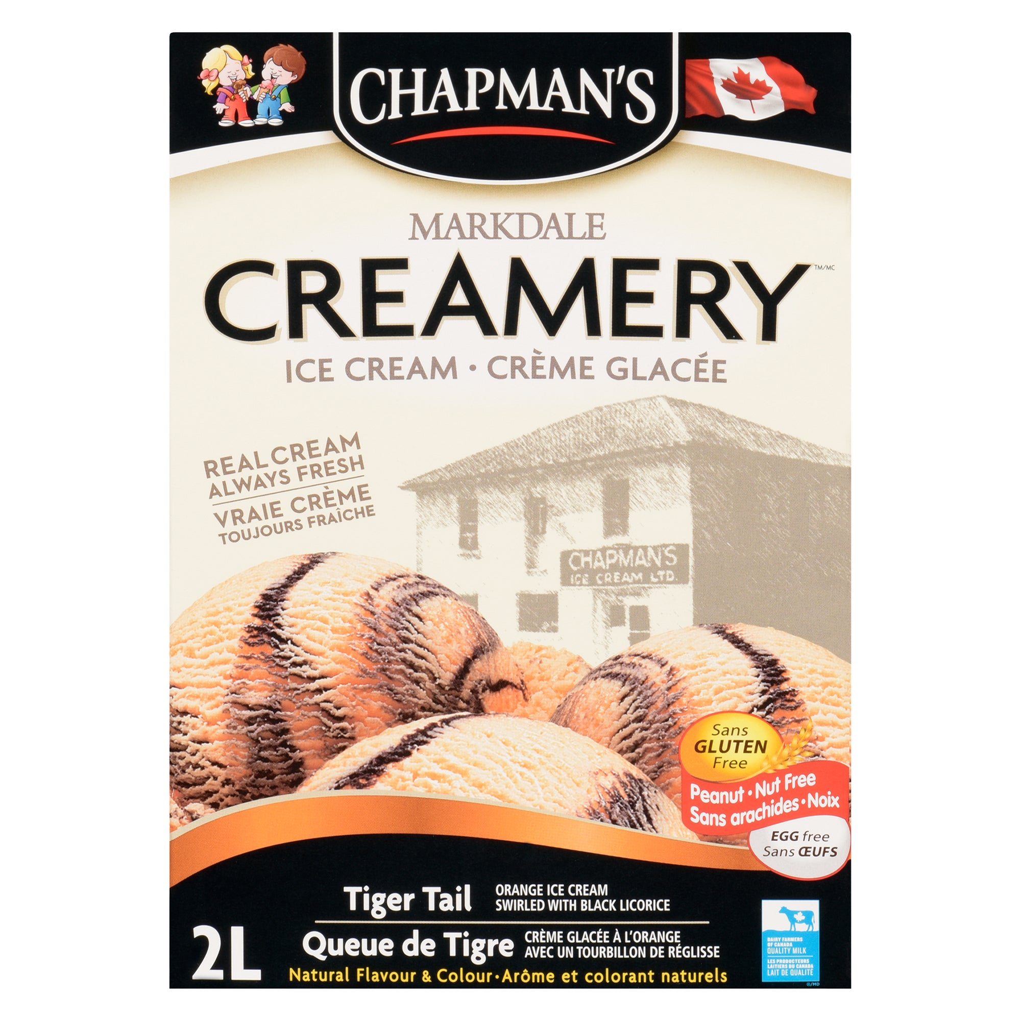 Chapman's Markdale Creamery Ice Cream Tiger Tail, 2 L – Giant Tiger