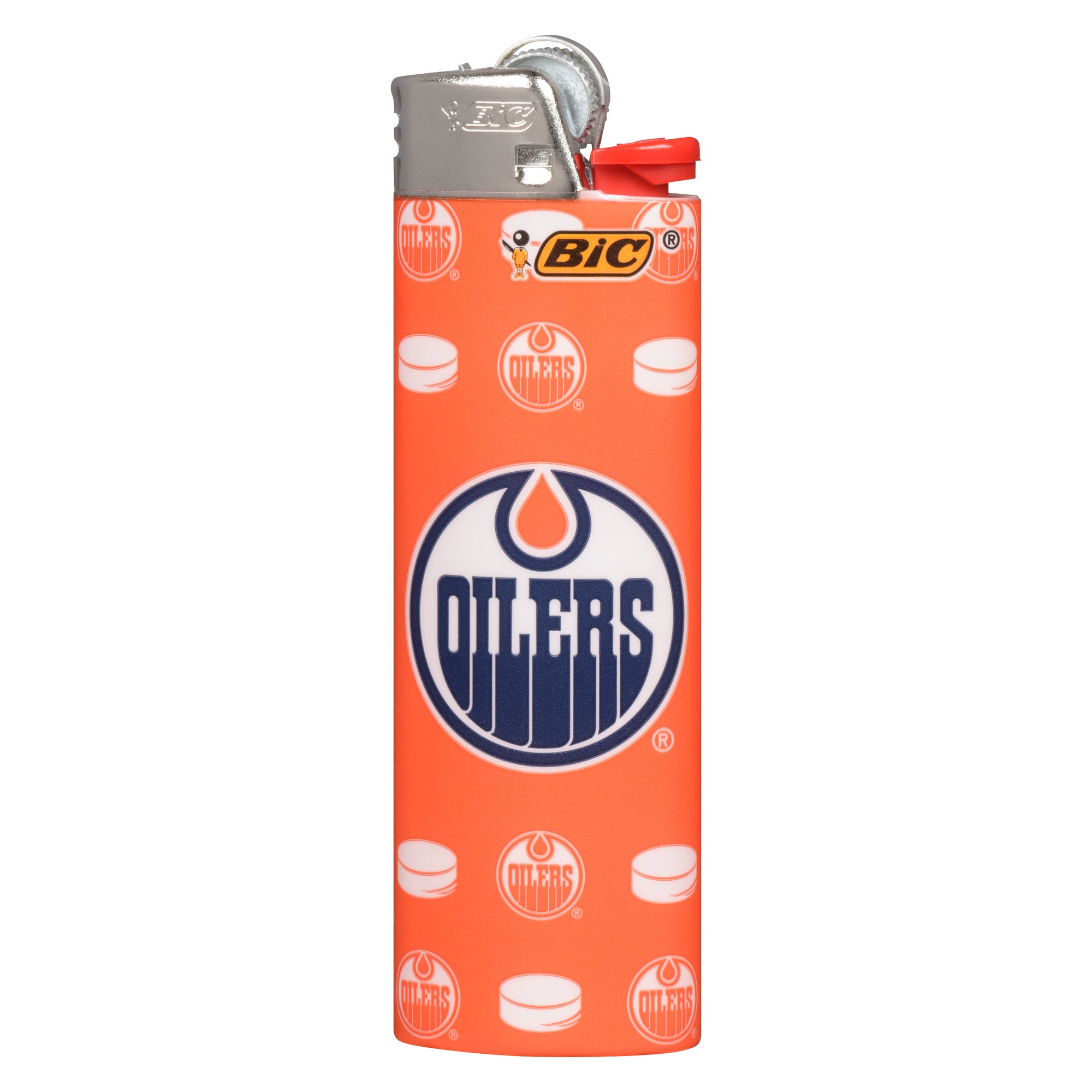 BIC NHL Edmonton Oilers Lighter Giant Tiger