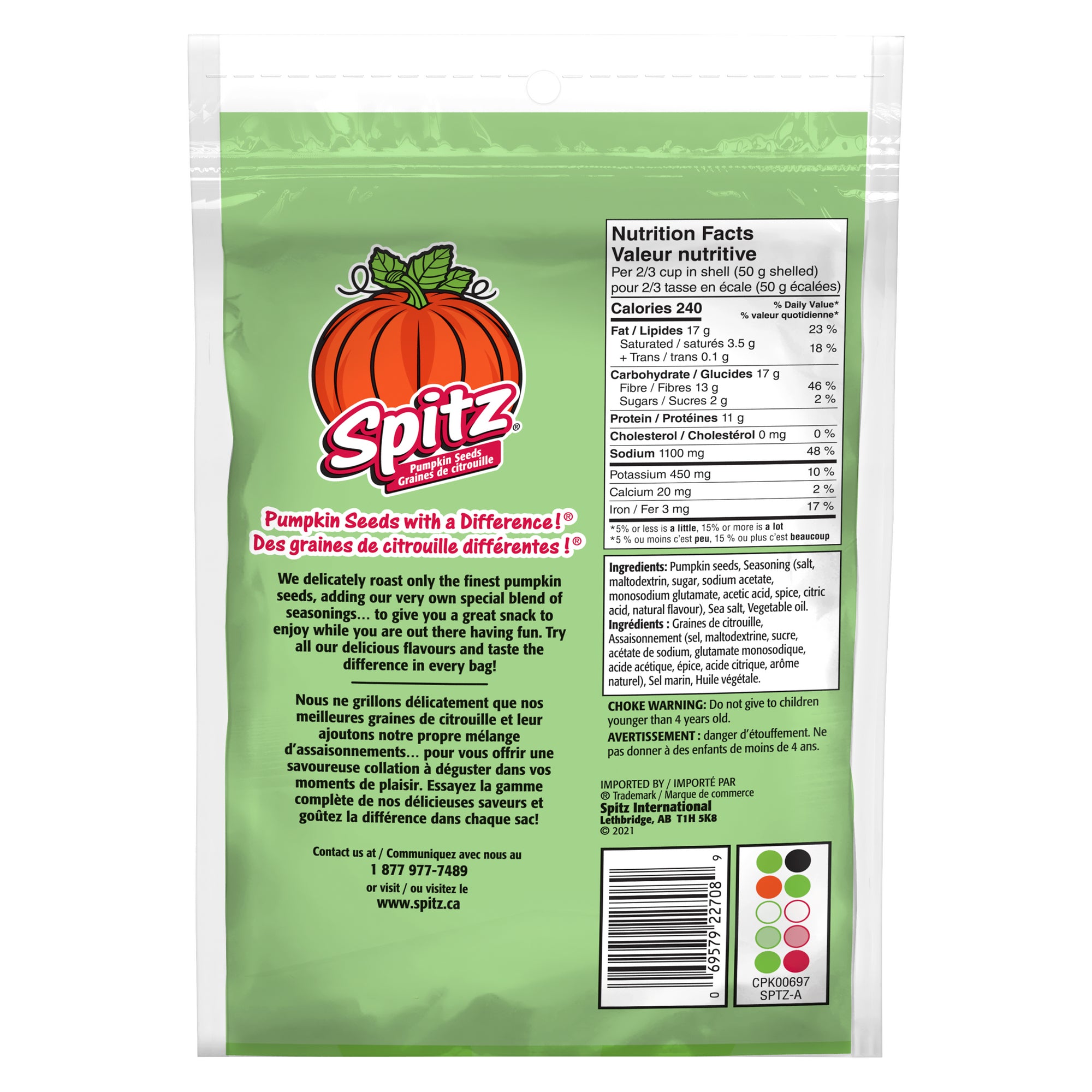 SPITZ Dill Pickle Pumpkin Seeds, 170g Giant Tiger