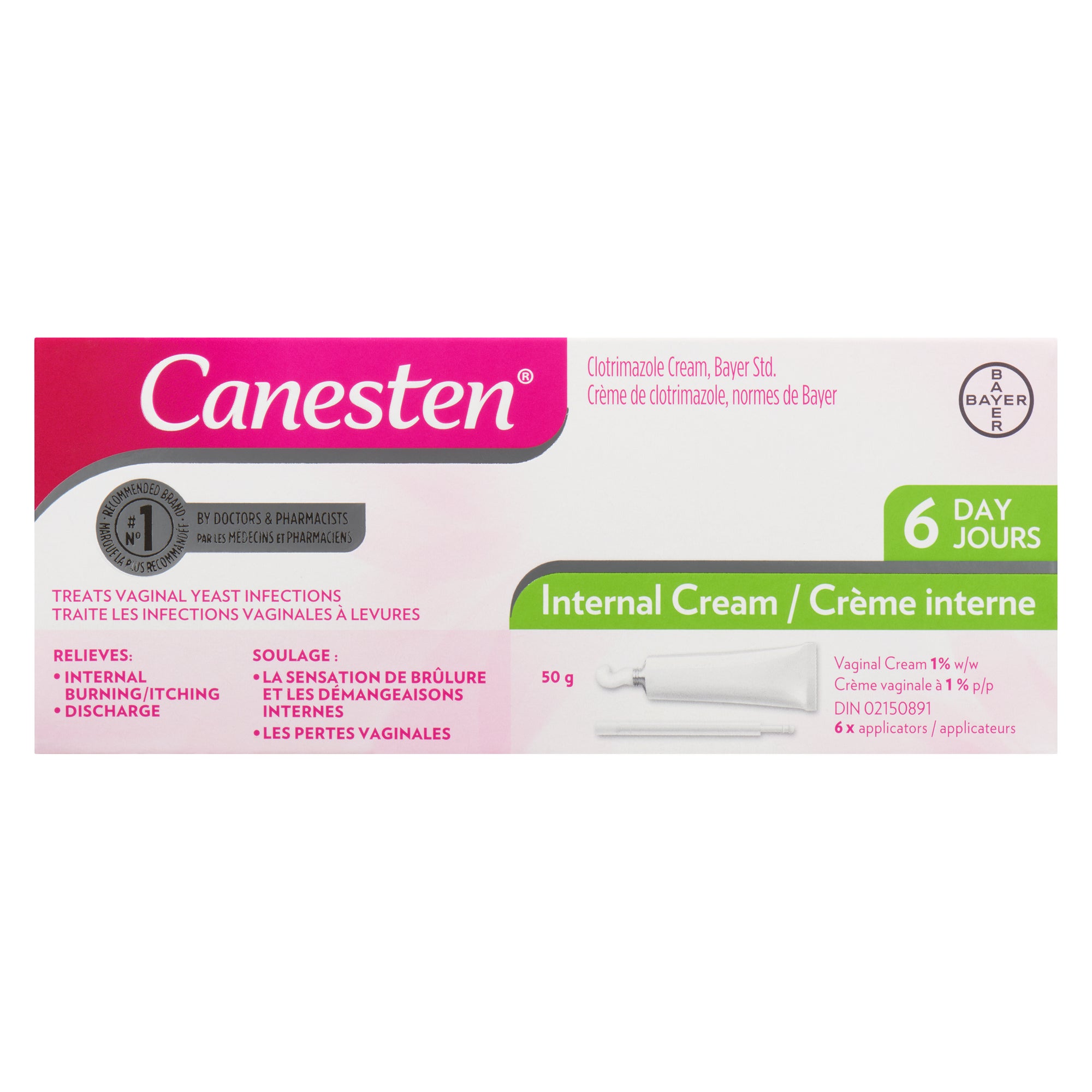 Canesten Vaginal Cream 6 Treatments Giant Tiger