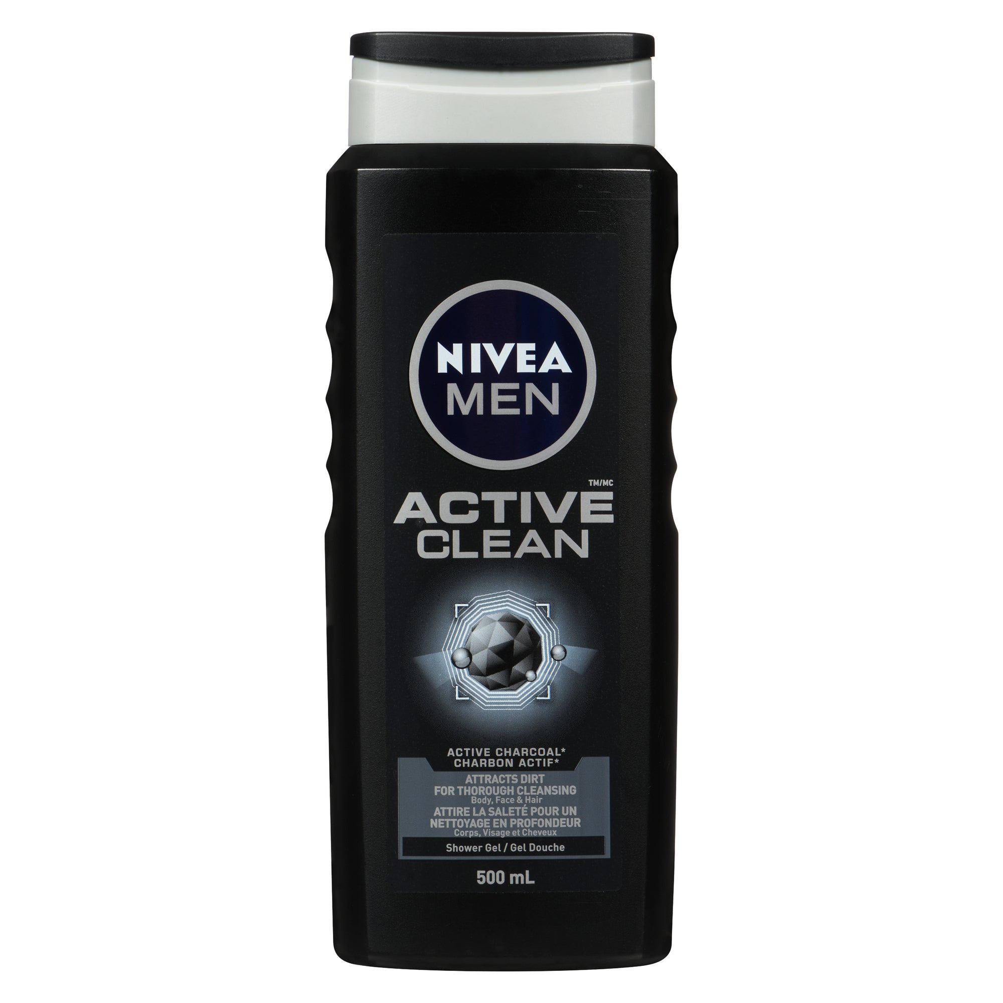 Nivea Men Active Clean Shower Gel 500mL Giant Tiger