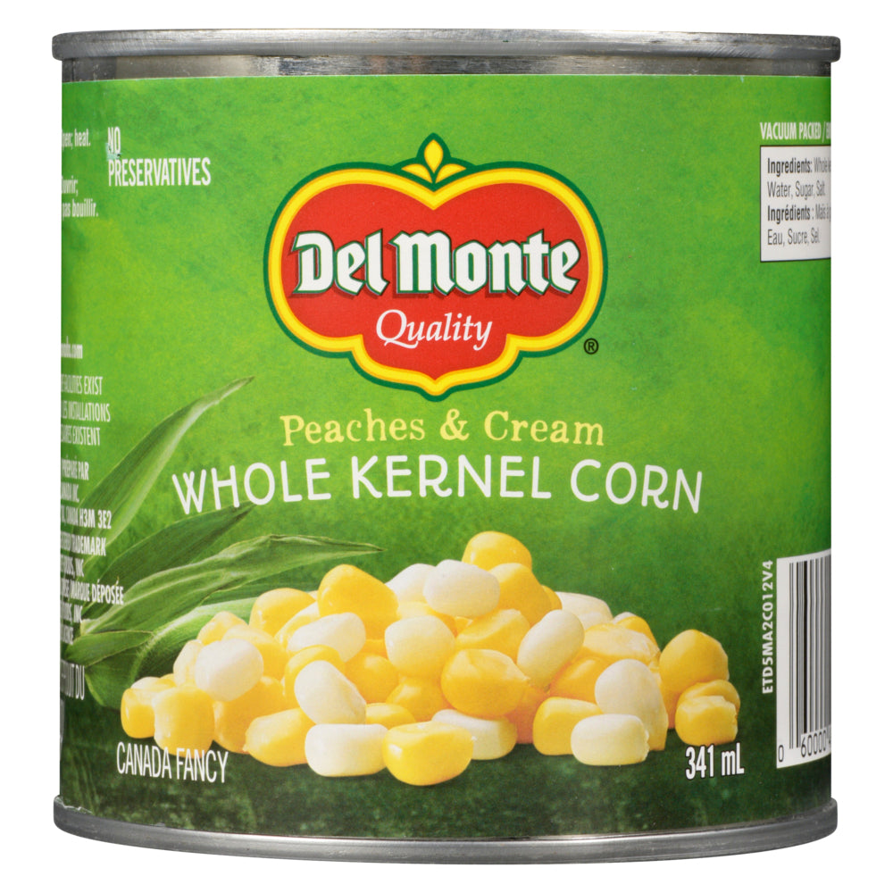 Del Monte Peaches and Cream Whole Kernel Corn 341ml Giant Tiger