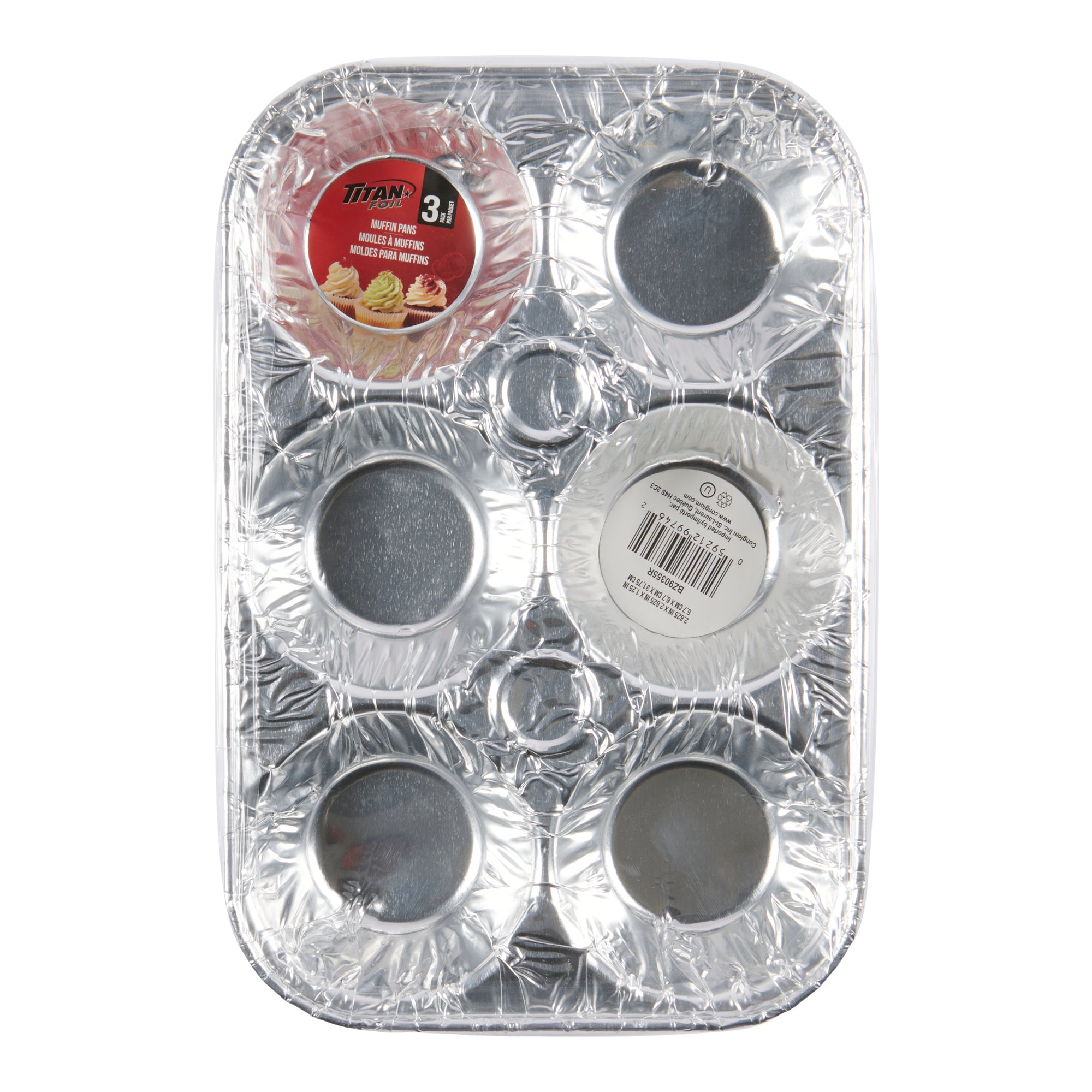 Aluminum Foil Muffin Pans, 3Pack Giant Tiger