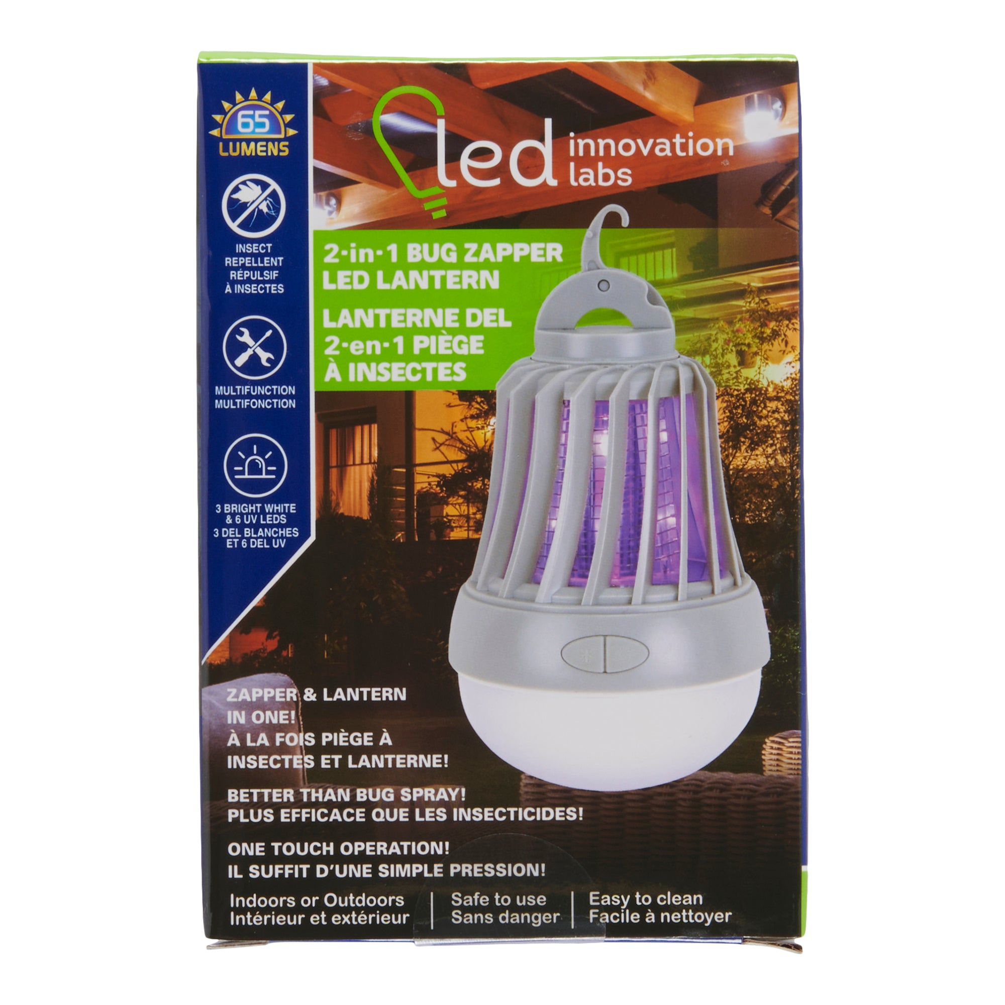 Portable 2in1 Zapper, Grey Giant Tiger