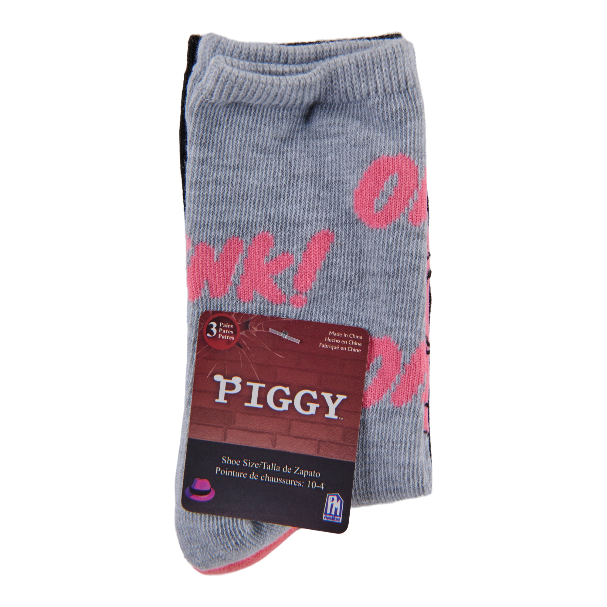 Girl's Licensed Roblox Crew Socks, 3Pack Giant Tiger