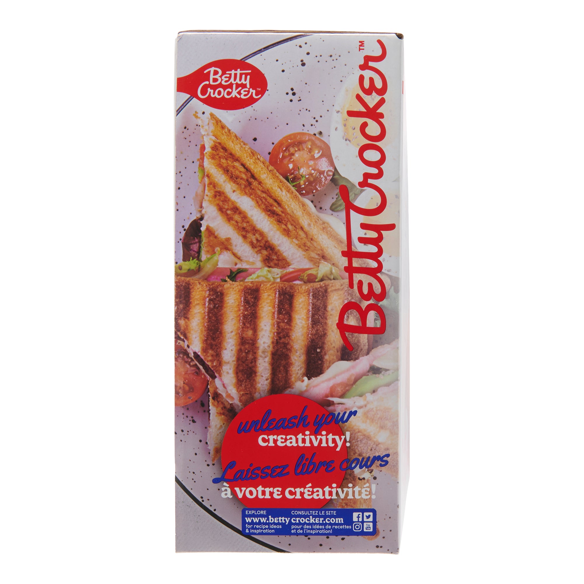 Betty Crocker Sandwich Grill, White Giant Tiger