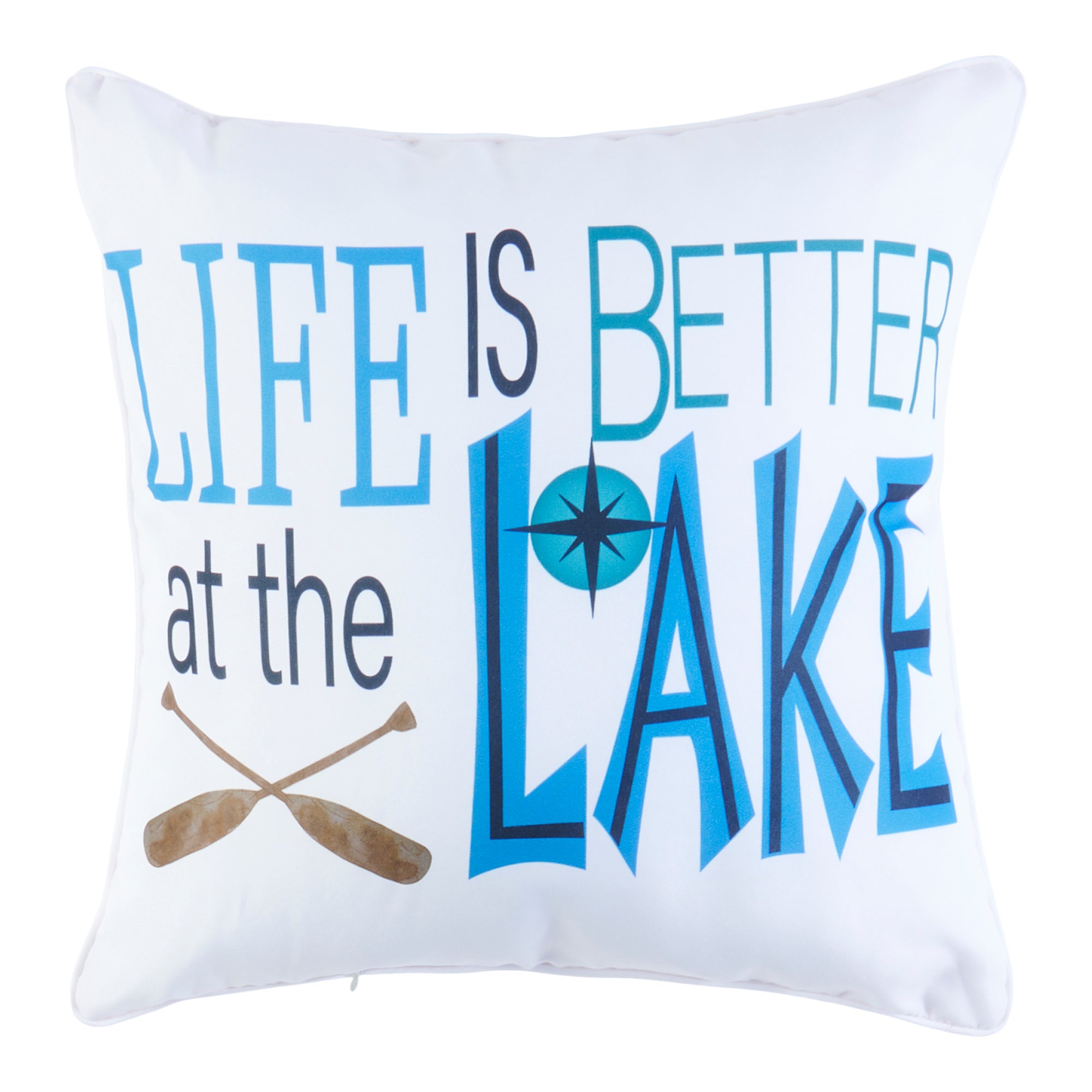 Outdoor Lake Life Cushion, 17in. Giant Tiger