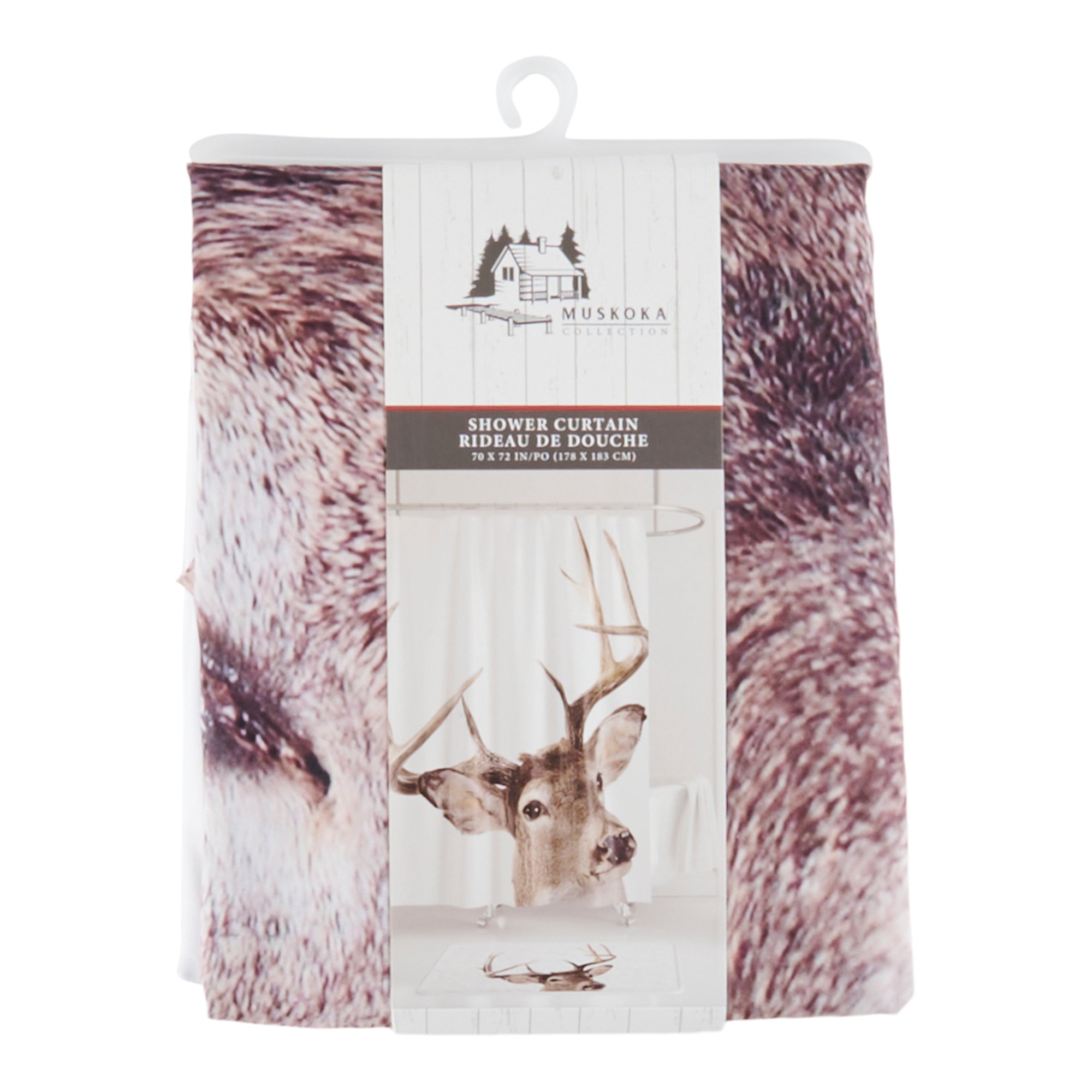 HomeStyles Canadian Cottage Shower Curtain, 72in Giant Tiger