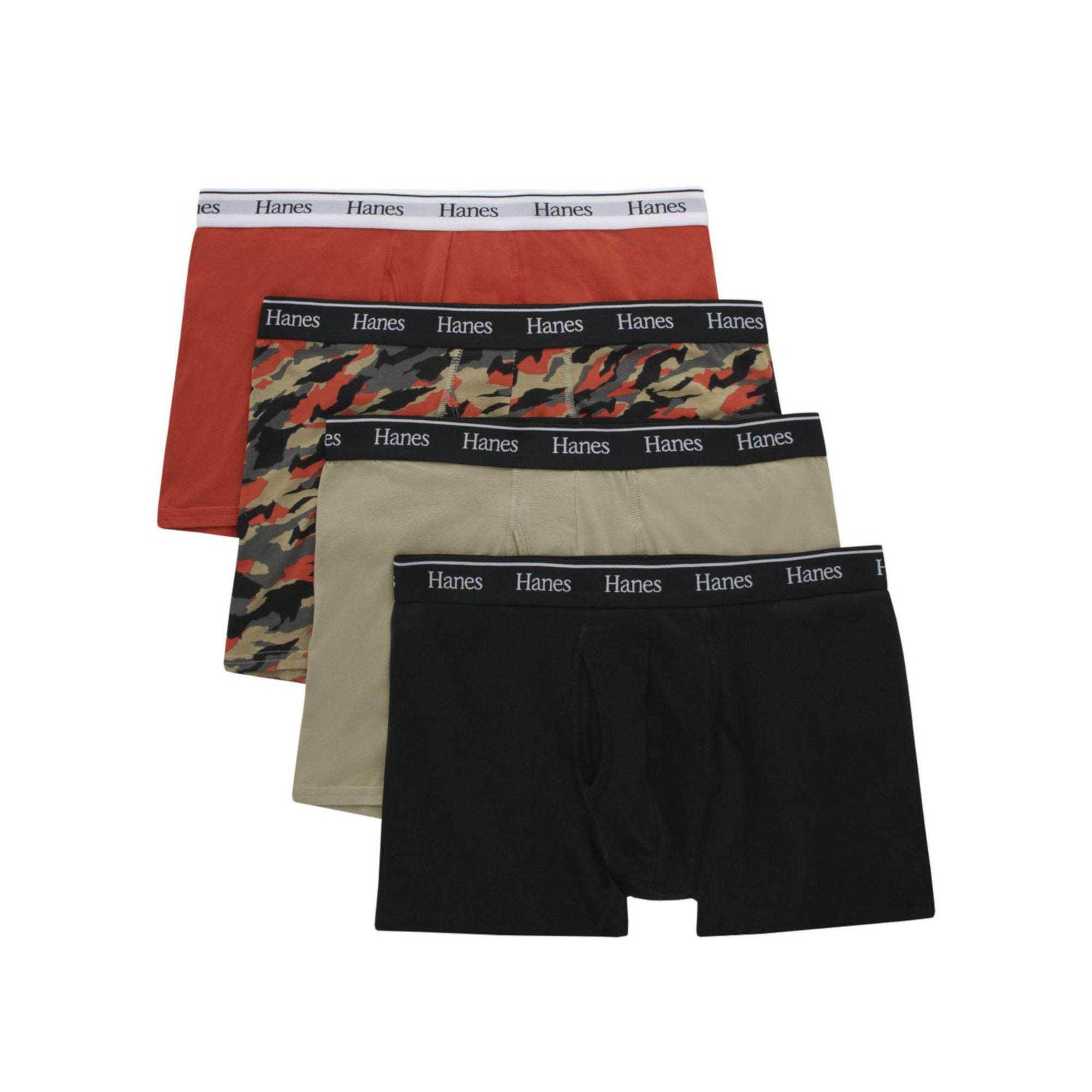 Hanes Originals Men’s Stretch Cotton Trunk Underwear, Moisture-Wicking