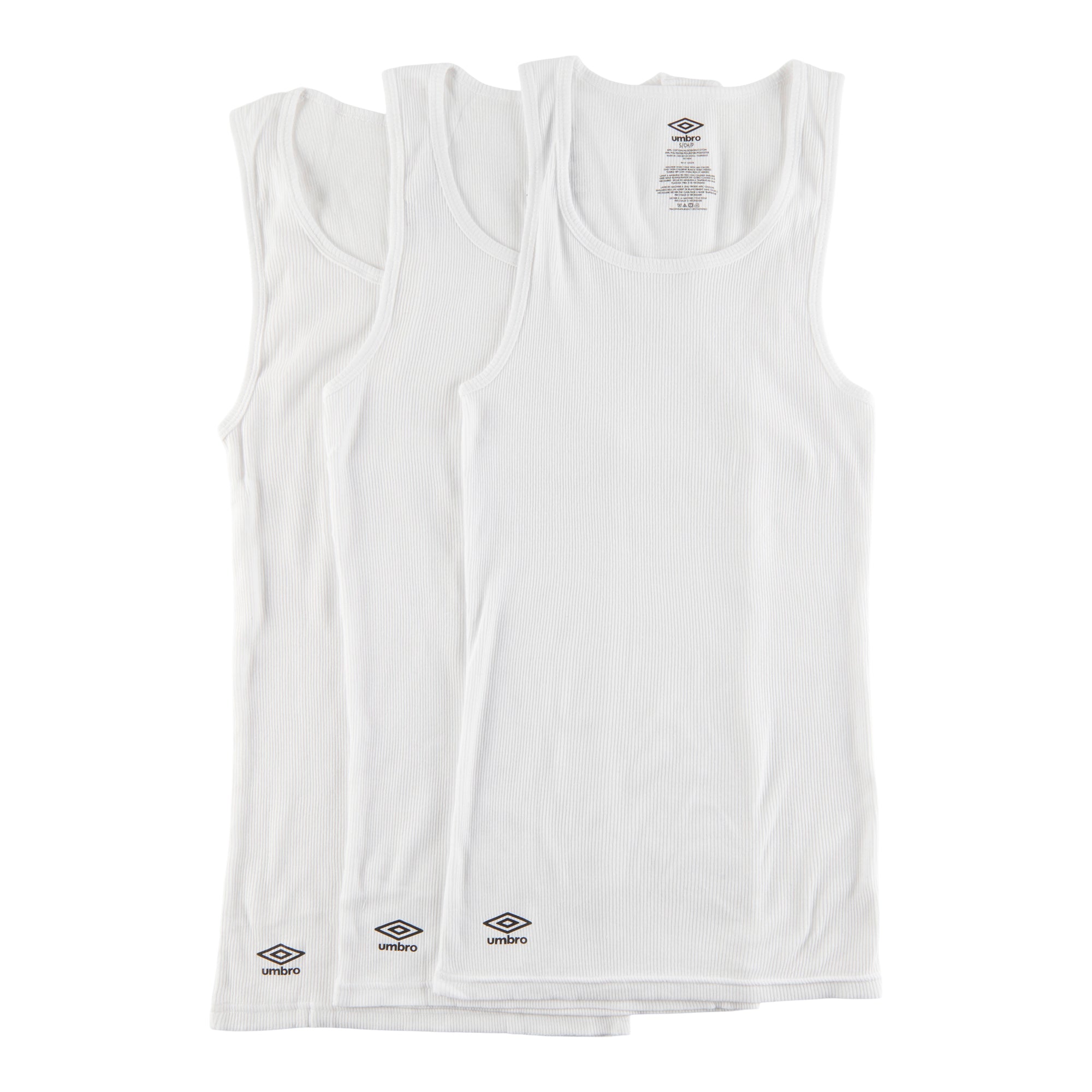 Umbro Men's Tank Undershirt, 3Pack Giant Tiger