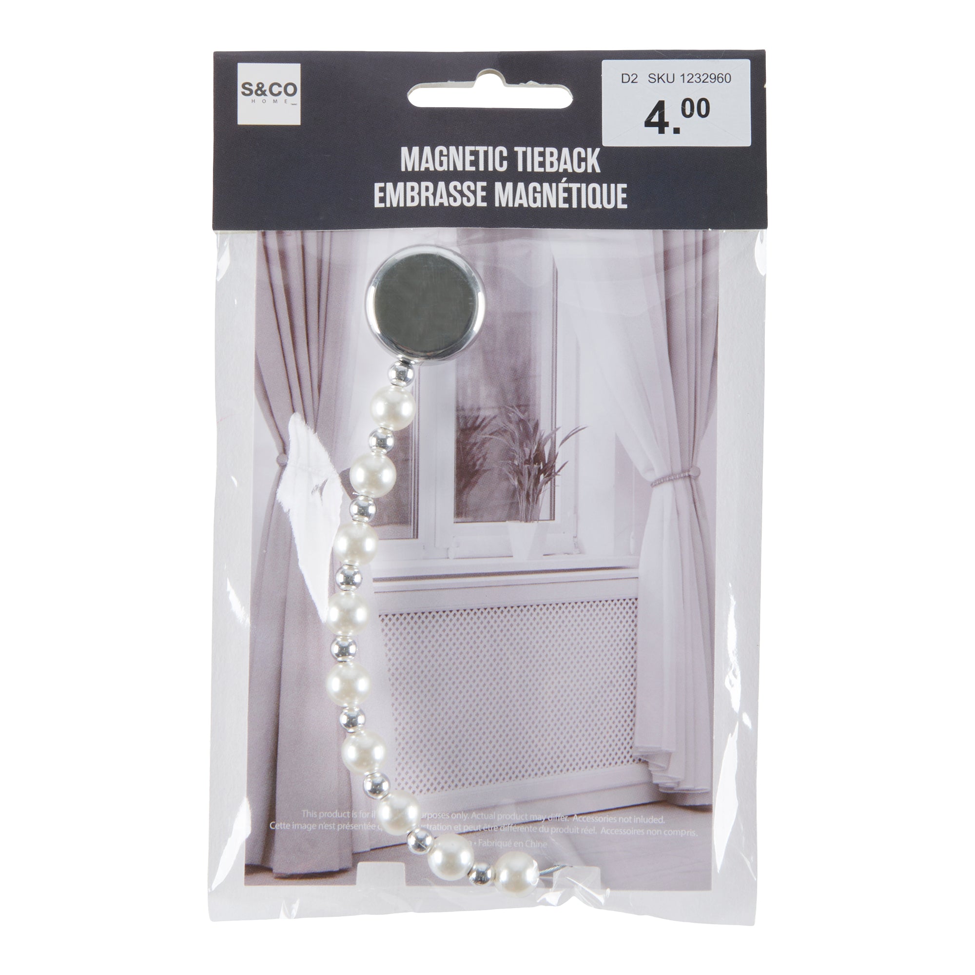 Curtain with TieBack, 37in Giant Tiger