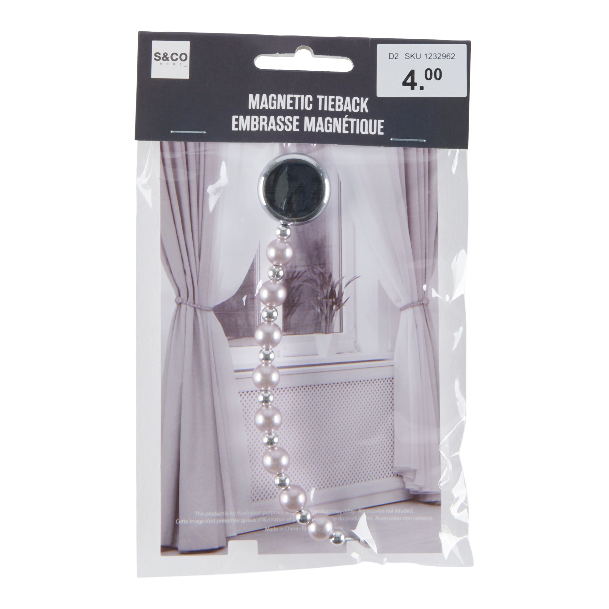 Curtain with TieBack, 37in Giant Tiger