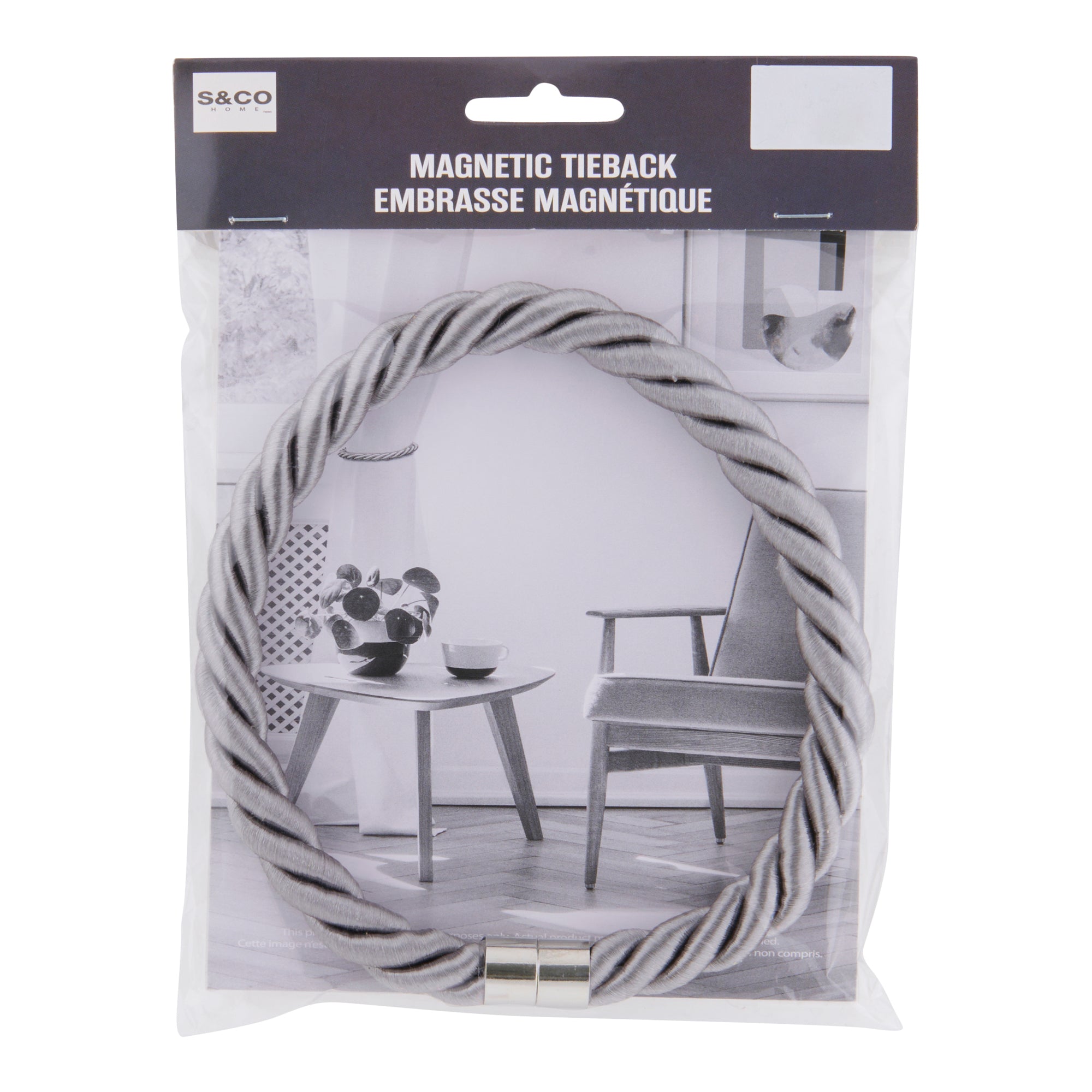 Curtain with Bracelet Rope TieBack Giant Tiger