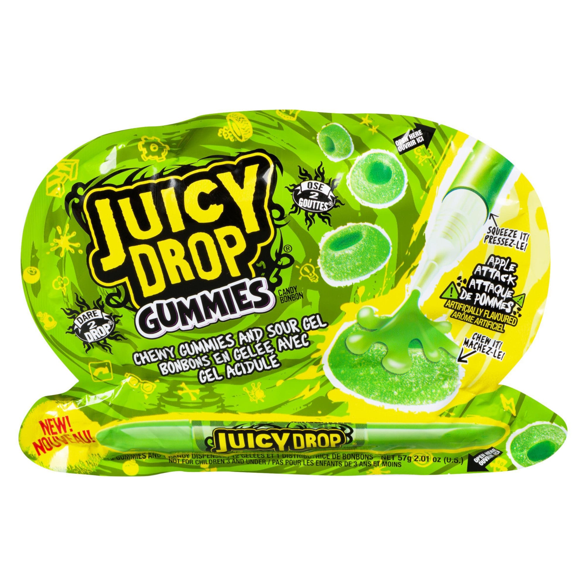 Juicy Drop Gummies, 57g Giant Tiger