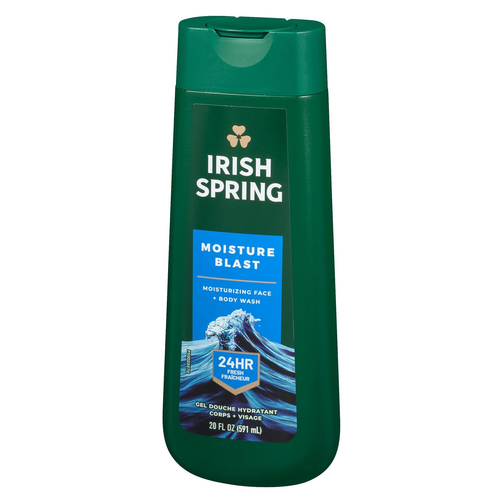 Irish Spring Moisture Blast Moisturizing Face + Body Wash, 591ml Giant Tiger