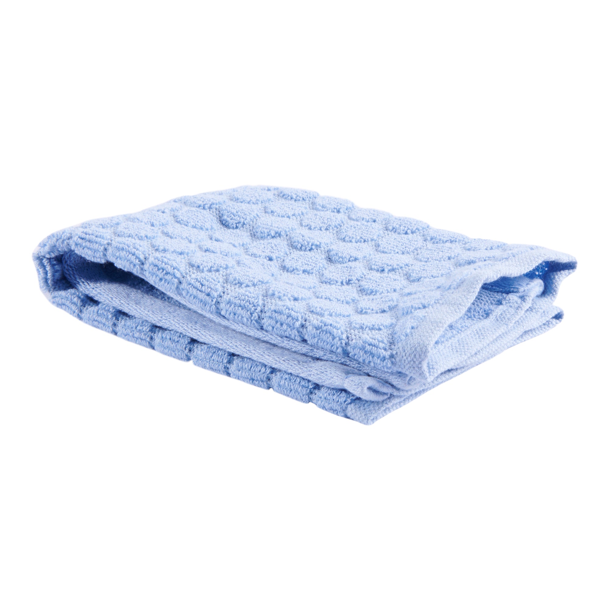 Jacquard Dot Facecloth, Blue – Giant Tiger