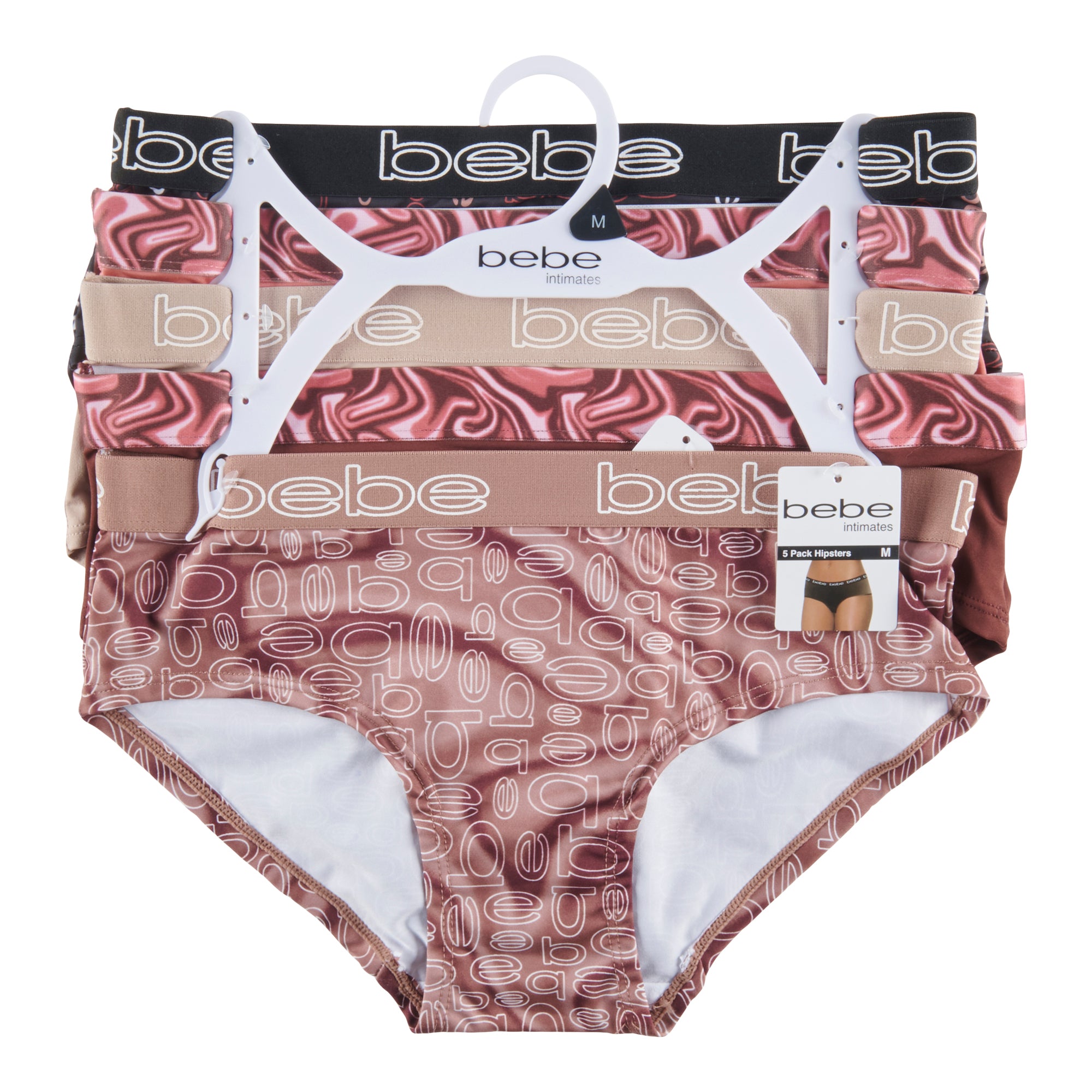 Bebe Women's Hipster Underwear, 5-Pack – Giant Tiger