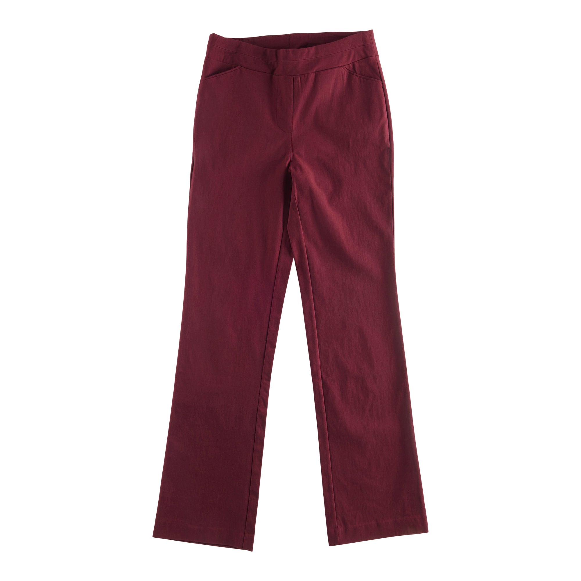 lily Women's Trendsetters Solid Woven Bootcut Pants Giant Tiger