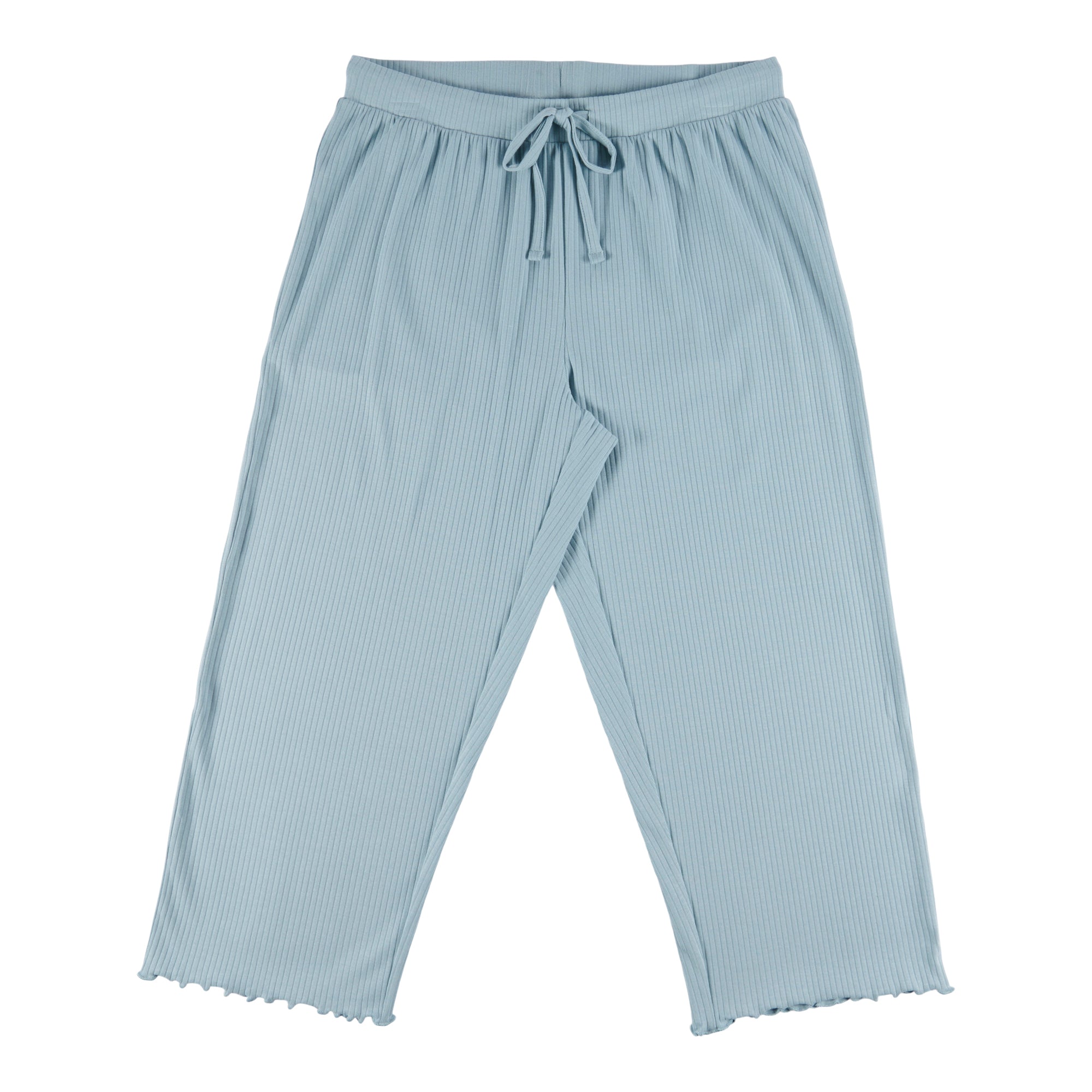 Women's Solid Ribbed Capris Pyjama Bottoms Giant Tiger