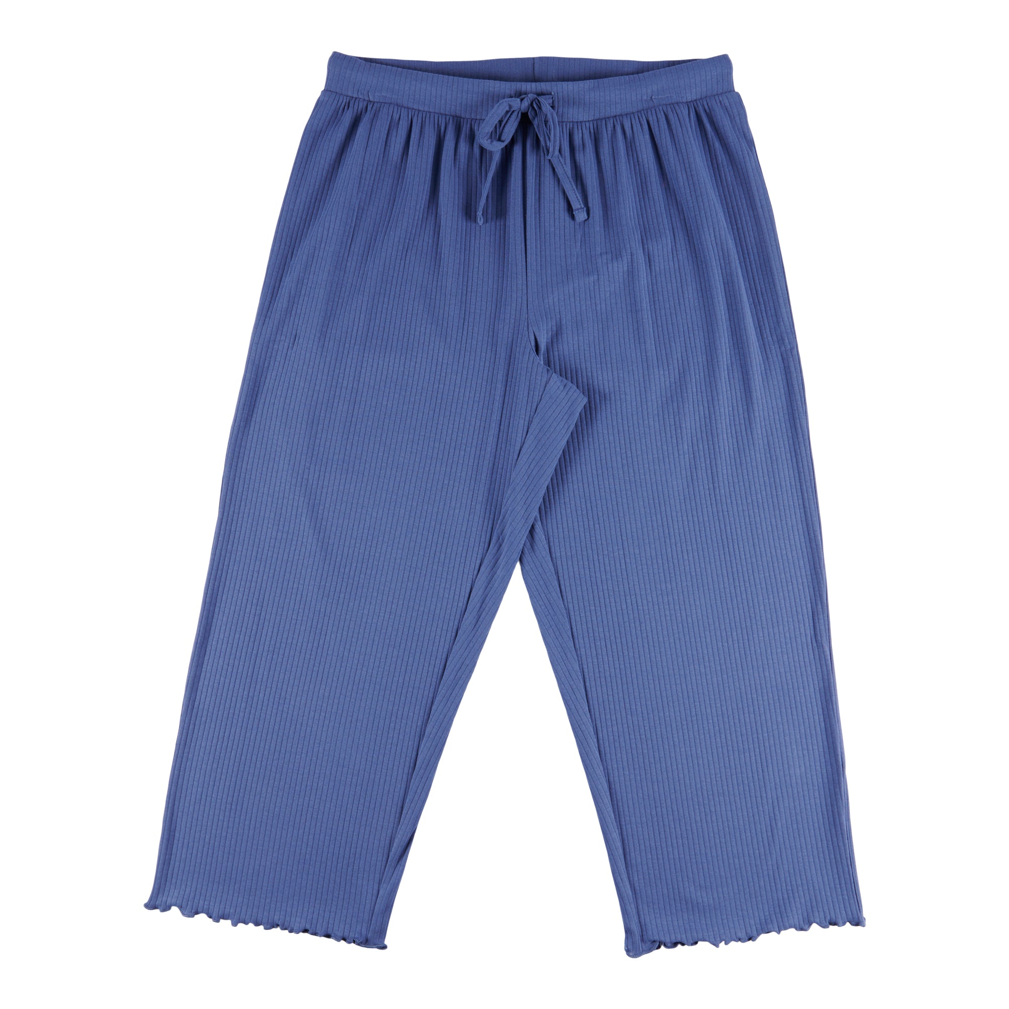 Women's Solid Ribbed Capris Pyjama Bottoms Giant Tiger