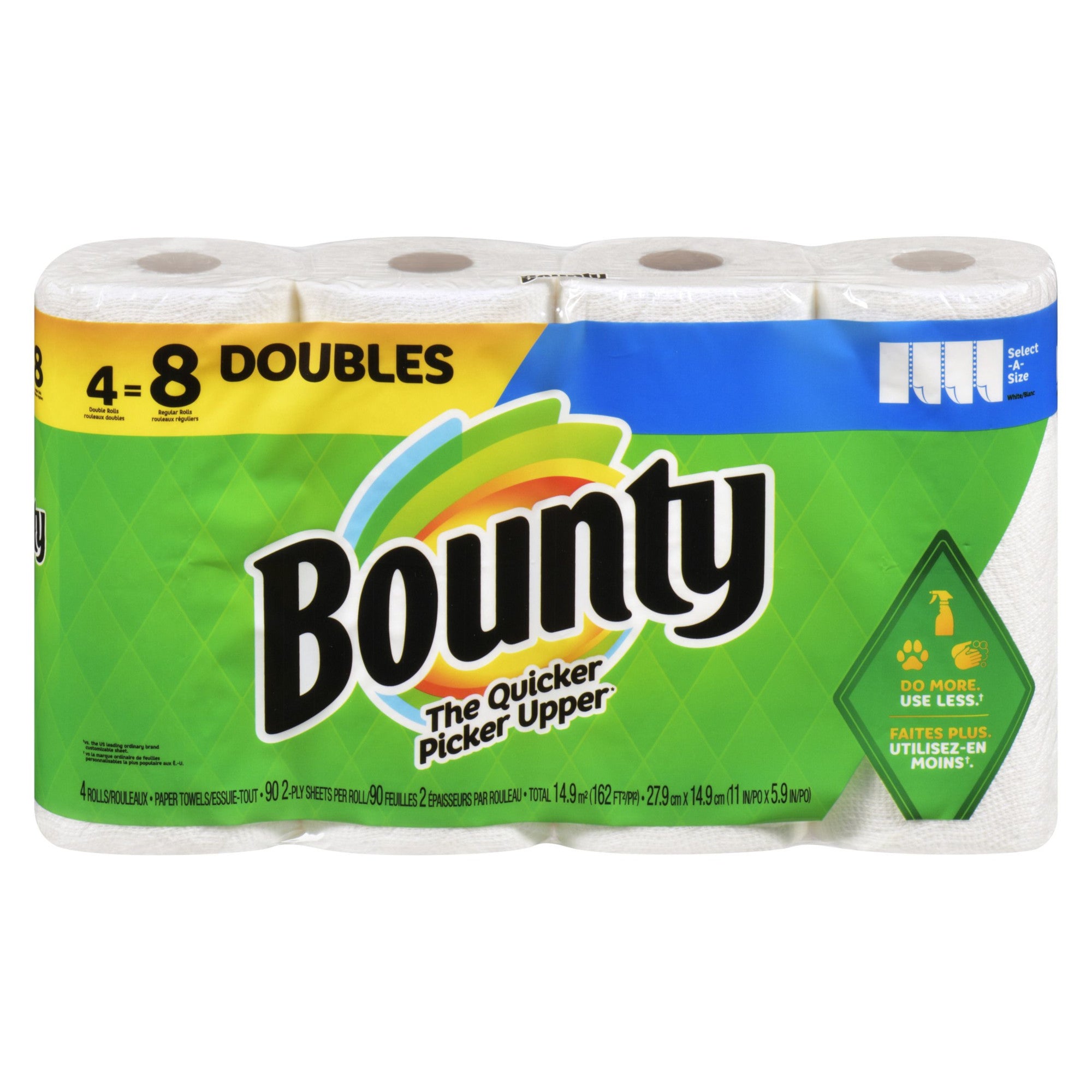 Bounty Double Plus Paper Towels, 4Pack Giant Tiger