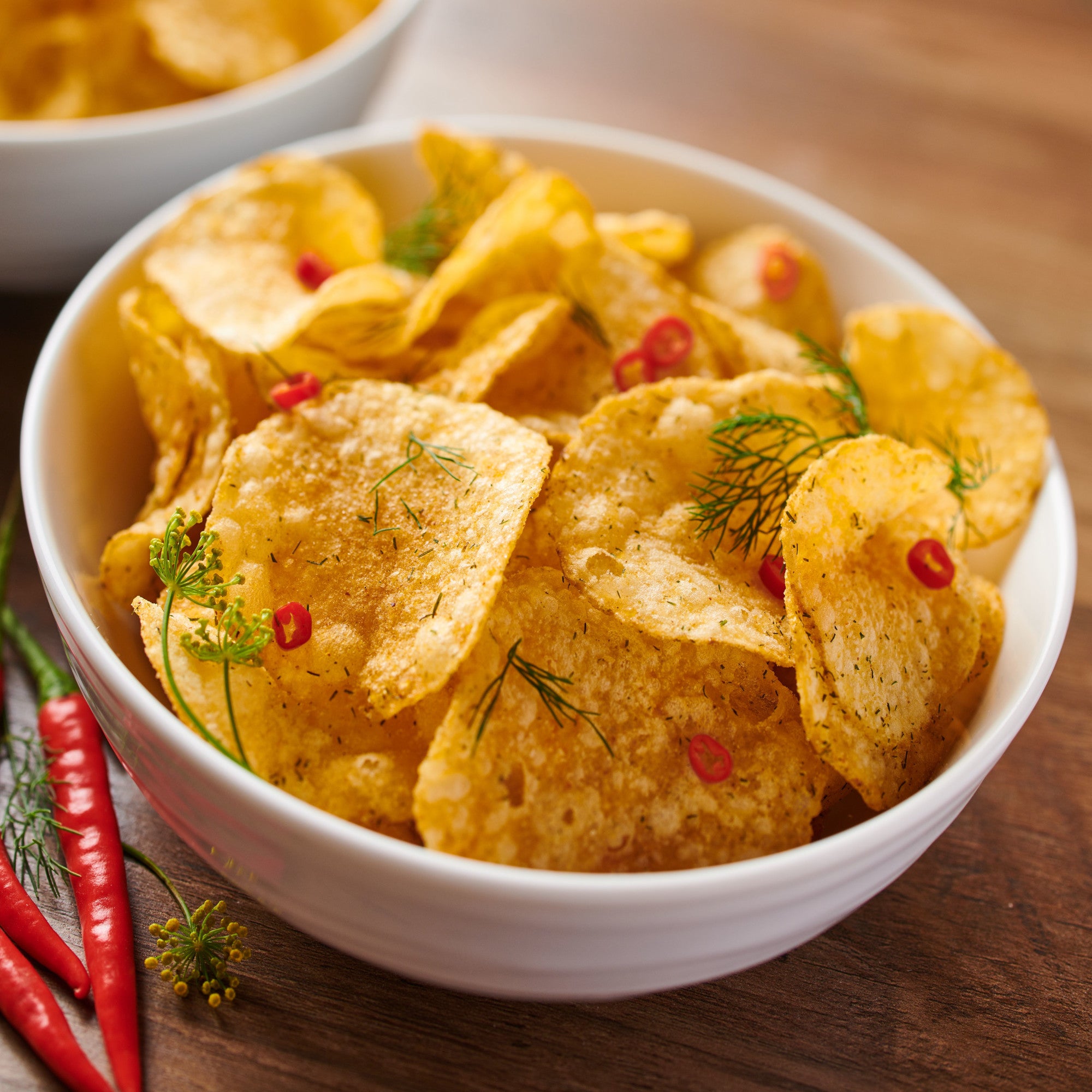 Giant Tiger Marché Spicy Dill Pickle Kettle Chips, 150 g