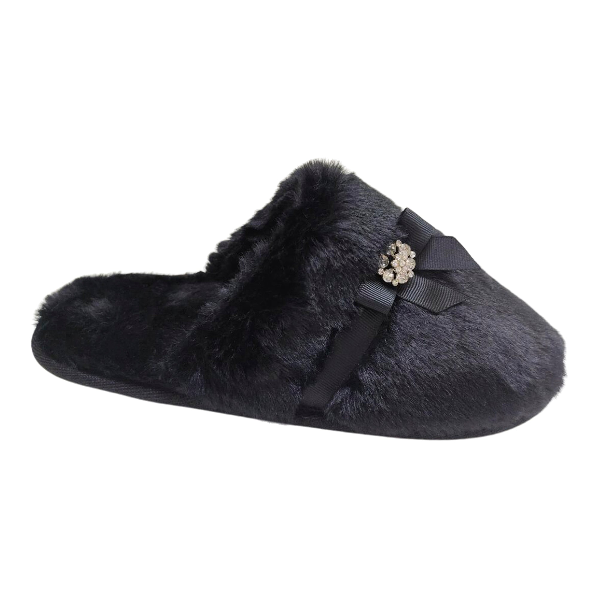 Chaussons Doux LongBay Femme - Mémoire Forme - Intérieur/Extérieur - Anti-Dérapants - Taille 36-43