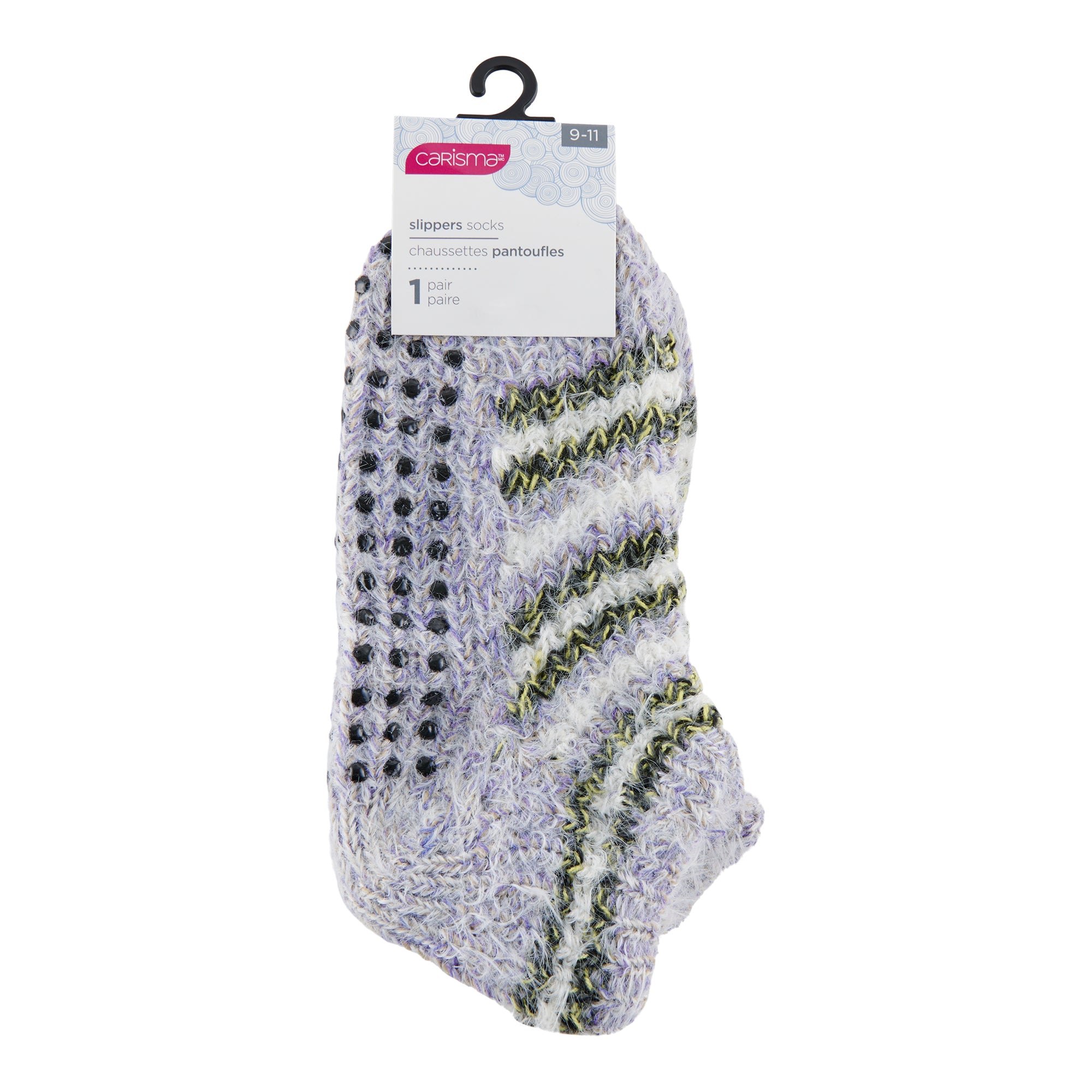 Carisma Women's NonSkid Slipper Socks Giant Tiger